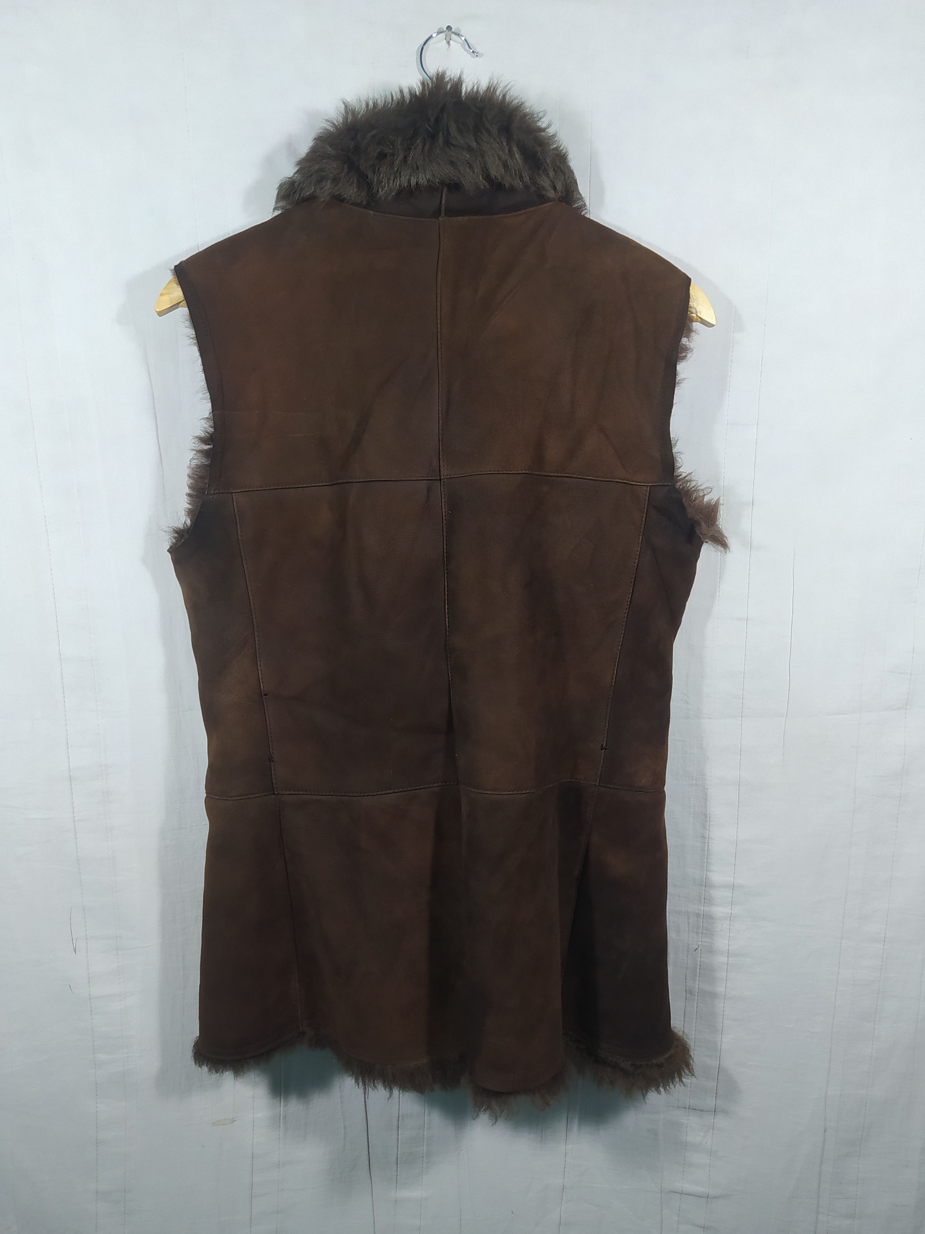 Other Sheepskin shearling fur vest outwear Size L / US 10 / IT 46 - 5 Thumbnail