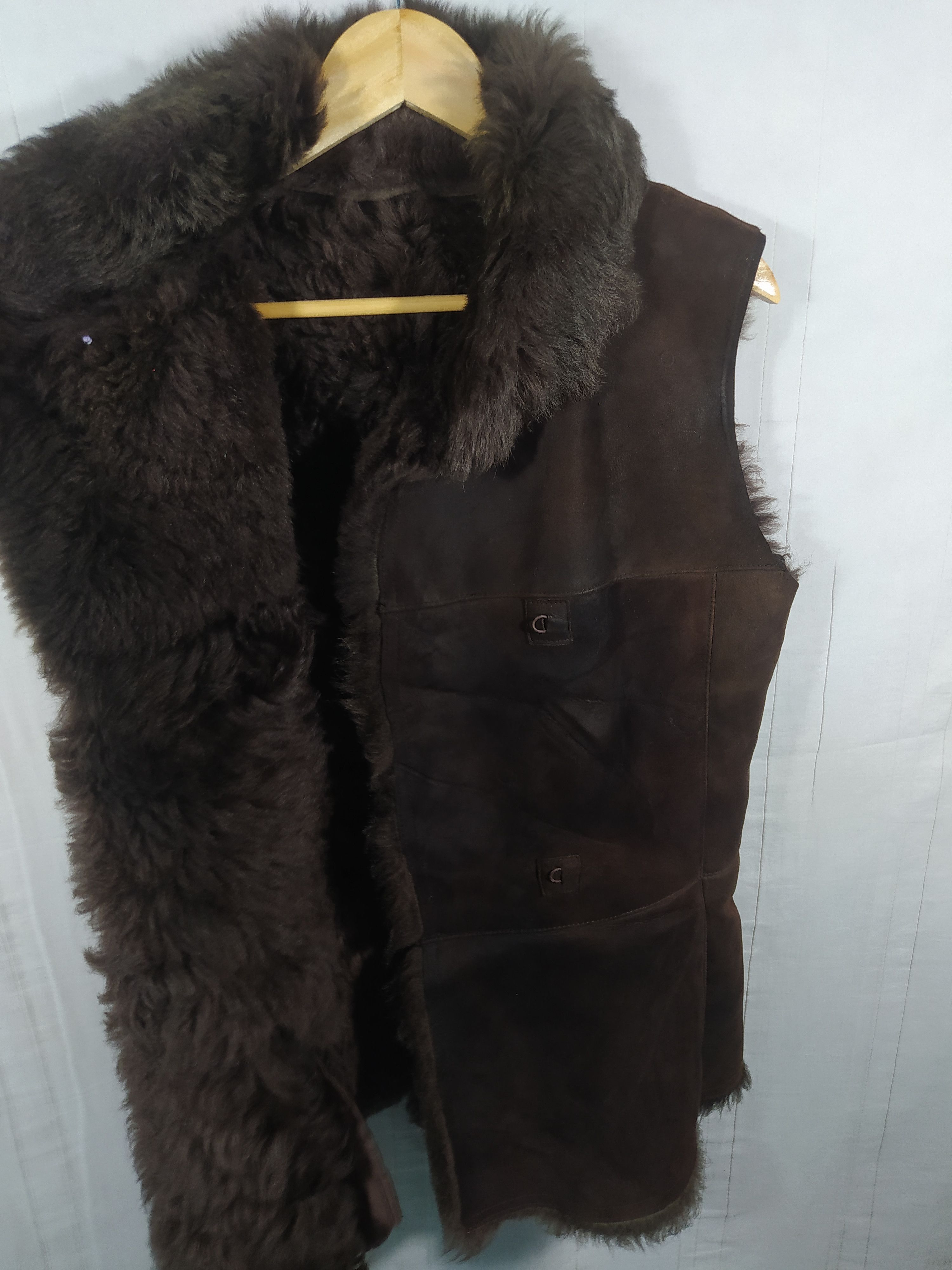 Other Sheepskin shearling fur vest outwear Size L / US 10 / IT 46 - 7 Thumbnail