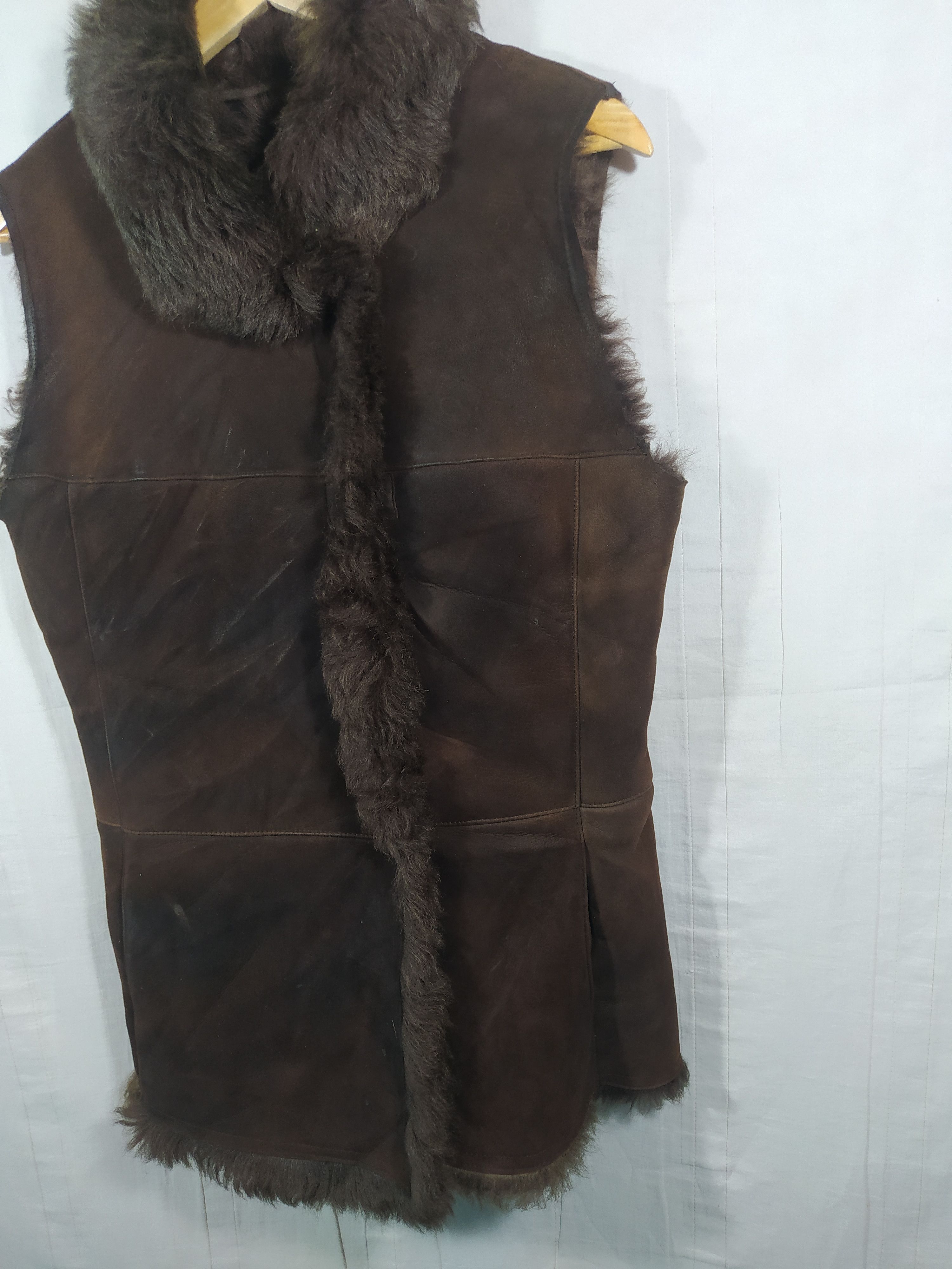Other Sheepskin shearling fur vest outwear Size L / US 10 / IT 46 - 3 Thumbnail
