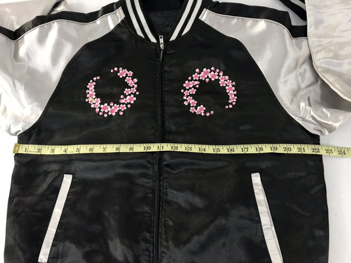 Japanese Brand Sukajan Souvenir Jacket Embroidery Floral Sakura Cherish Size US L / EU 52-54 / 3 - 7 Thumbnail