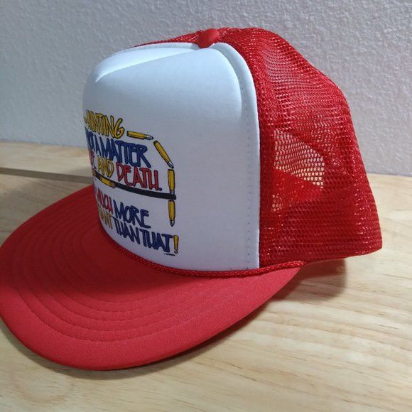 Vintage Deadstock Vintage Hunting Joke Parody Gag Trucker Hat Size ONE SIZE - 2 Thumbnail