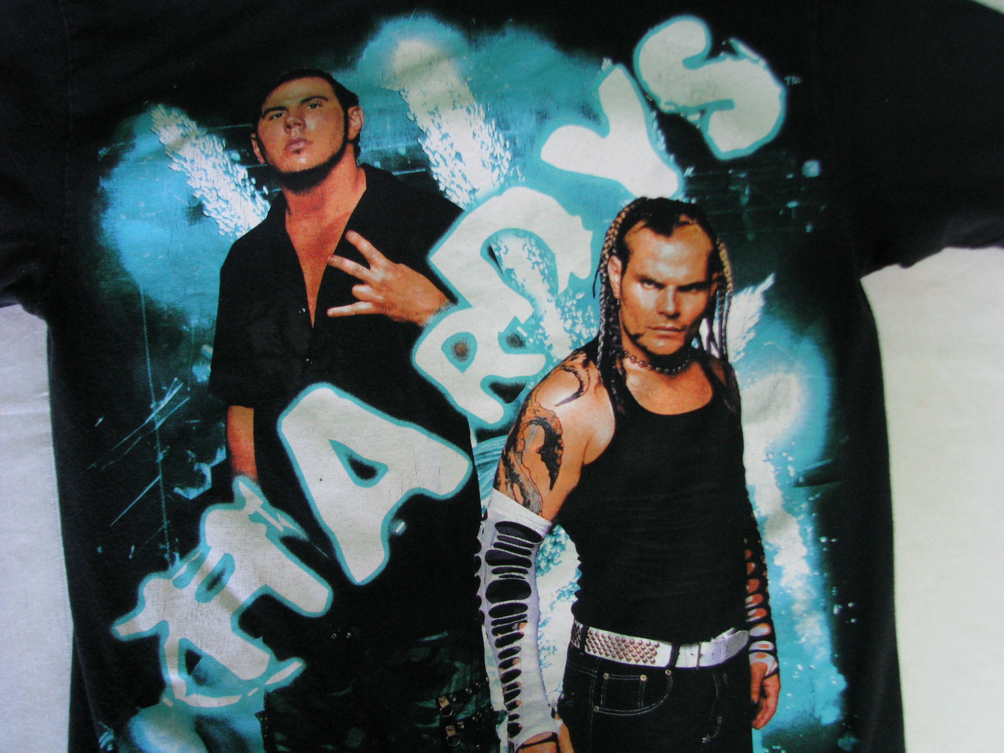 Vintage × WWE × WWF Vintage Hardys WWF WWE Wrestling T-Shirt Size US S / EU 44-46 / 1 - 2 Thumbnail