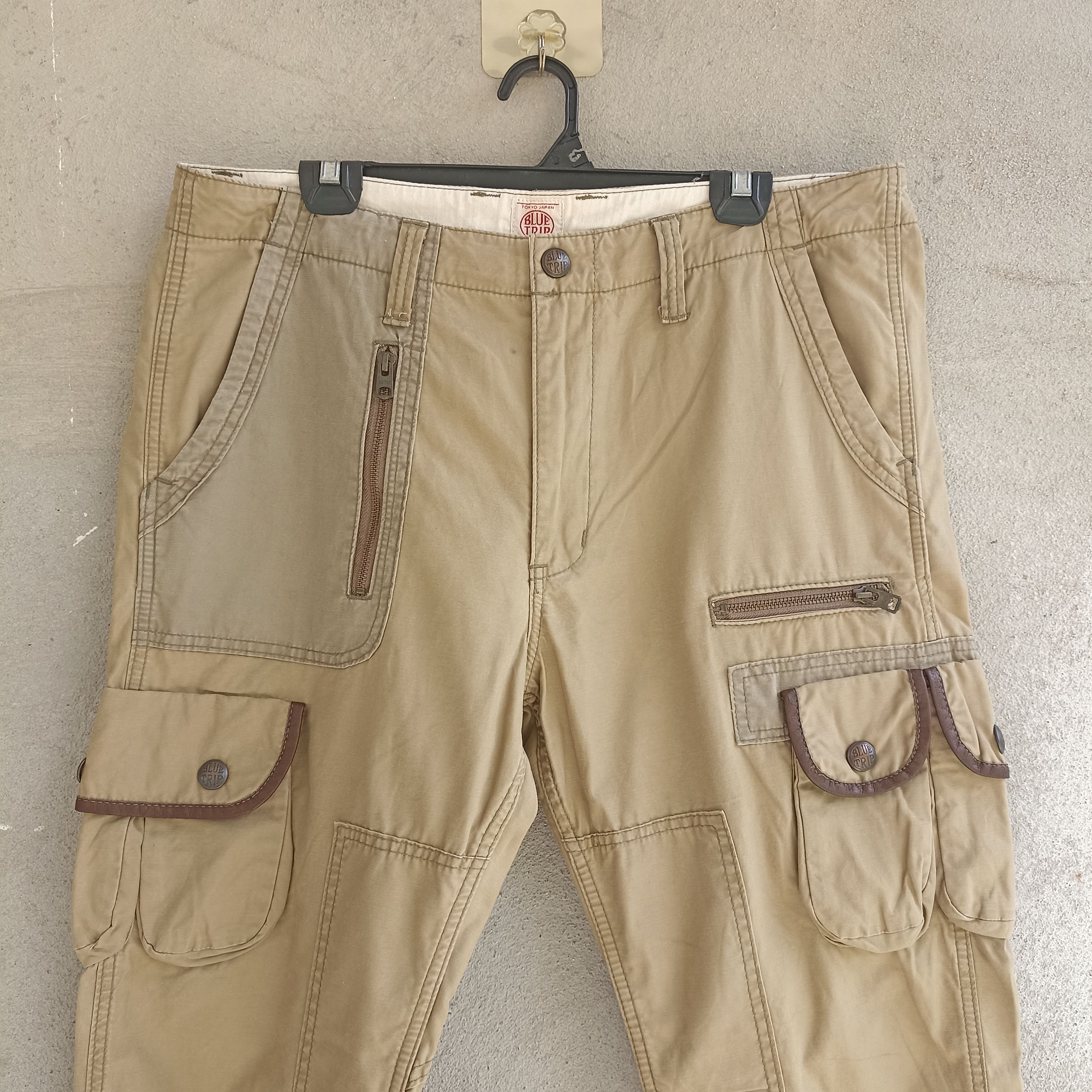 Edwin × Japanese Brand Ten Pocket Edwin Bluetrip Multipocket Cargopant Size US 36 / EU 52 - 2 Thumbnail