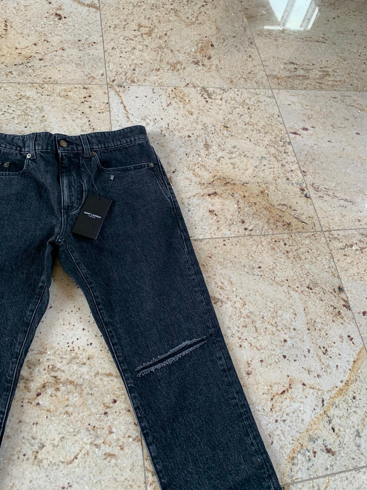 Saint Laurent Paris D02 Denim in Black Size US 30 / EU 46 - 11 Thumbnail