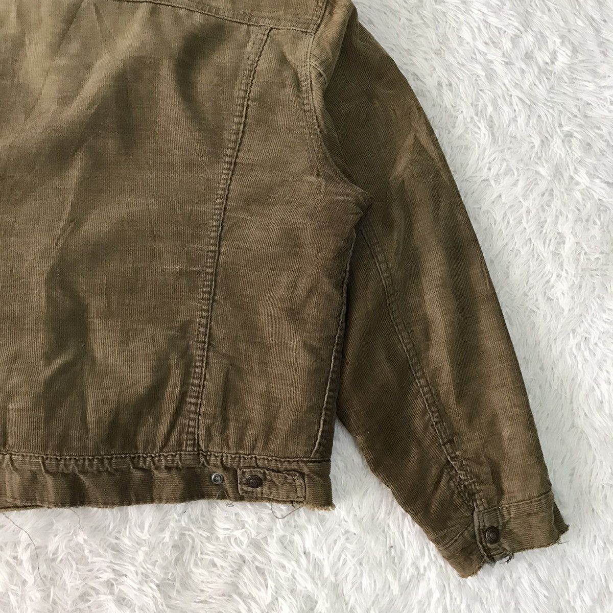 Levi's Steals Vtg Levis Corduroy Sherpa Trucker Jacket Button No52 Size US L / EU 52-54 / 3 - 16 Thumbnail