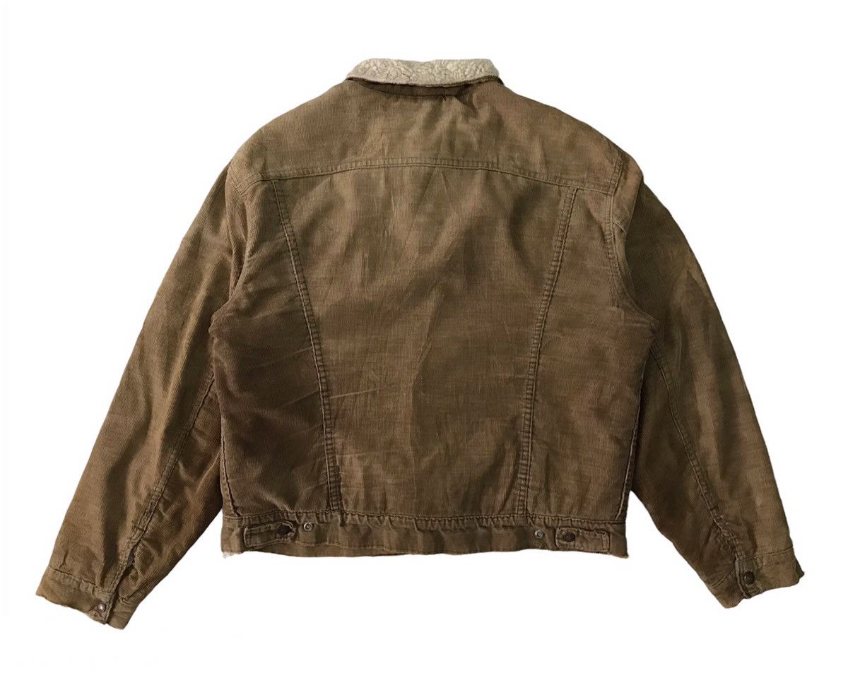 Levi's Steals Vtg Levis Corduroy Sherpa Trucker Jacket Button No52 Size US L / EU 52-54 / 3 - 3 Thumbnail