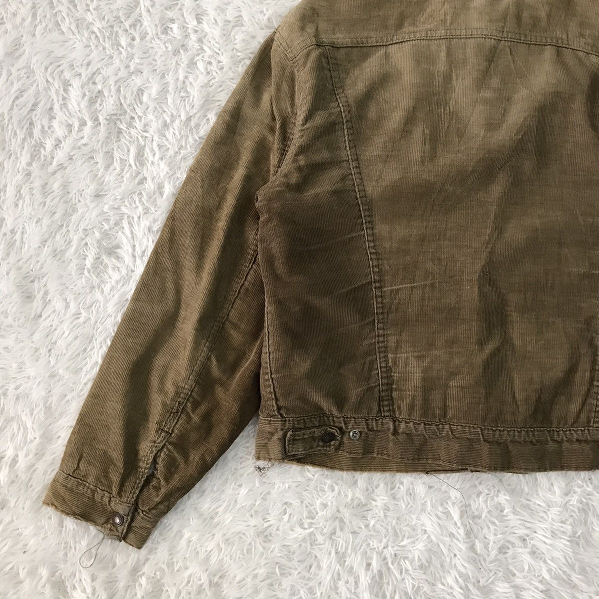 Levi's Steals Vtg Levis Corduroy Sherpa Trucker Jacket Button No52 Size US L / EU 52-54 / 3 - 15 Thumbnail