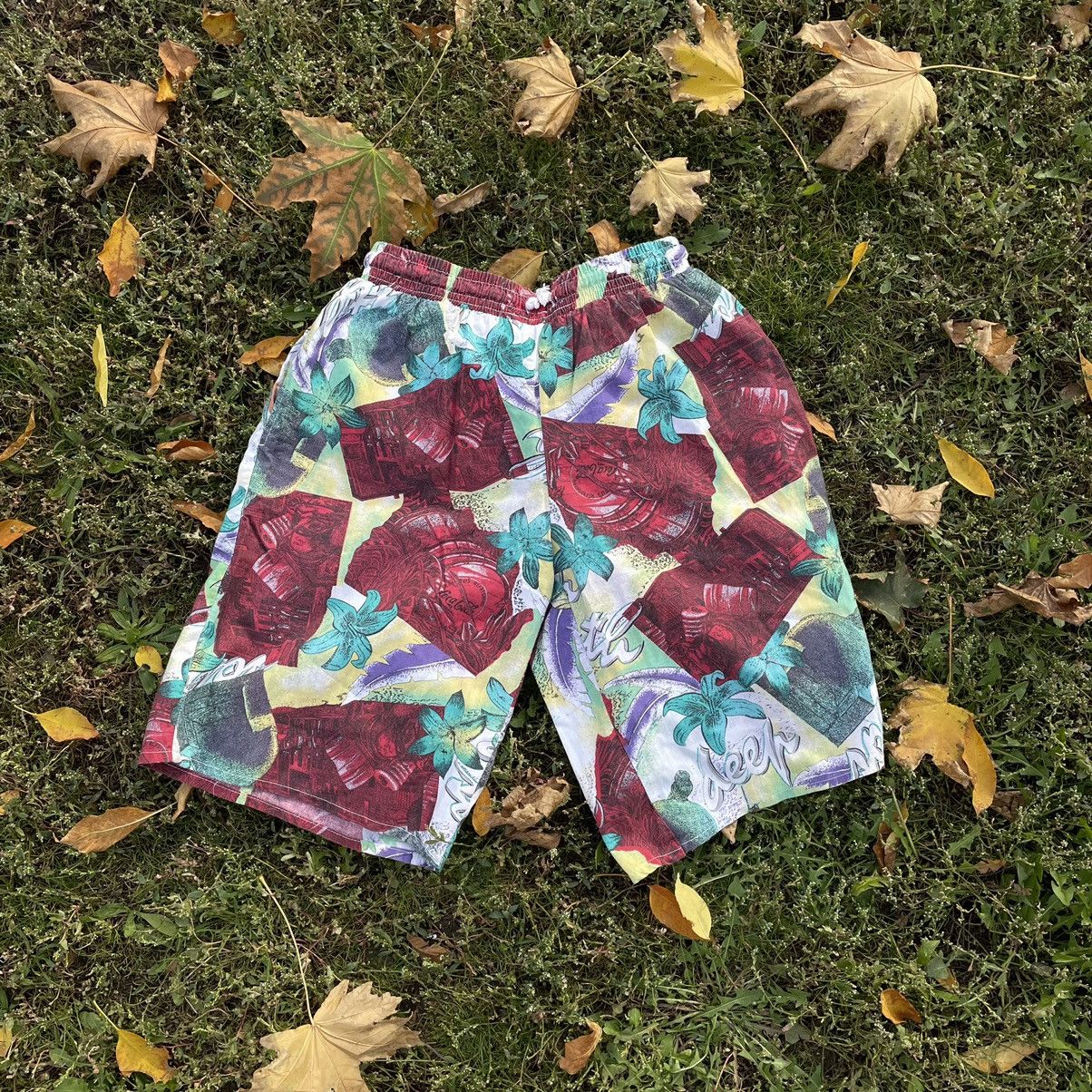 Beauty Beast Vintage 90s Art Streetwear Shorts Summer Kanye Travis Style Size US 30 / EU 46 - 1 Thumbnail