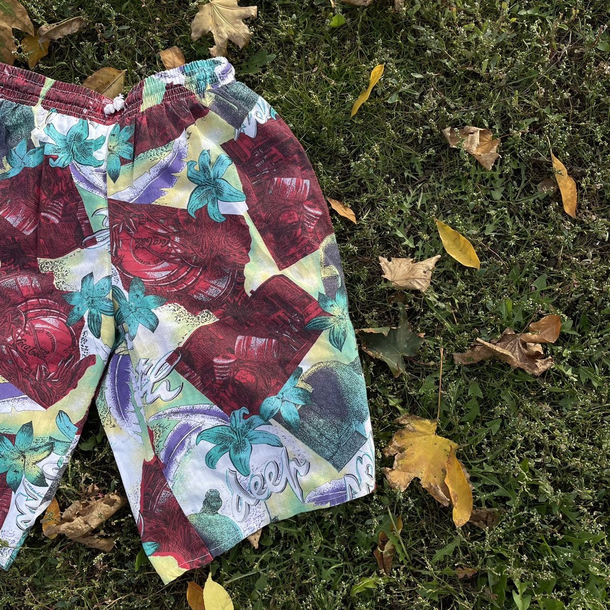 Beauty Beast Vintage 90s Art Streetwear Shorts Summer Kanye Travis Style Size US 30 / EU 46 - 3 Thumbnail