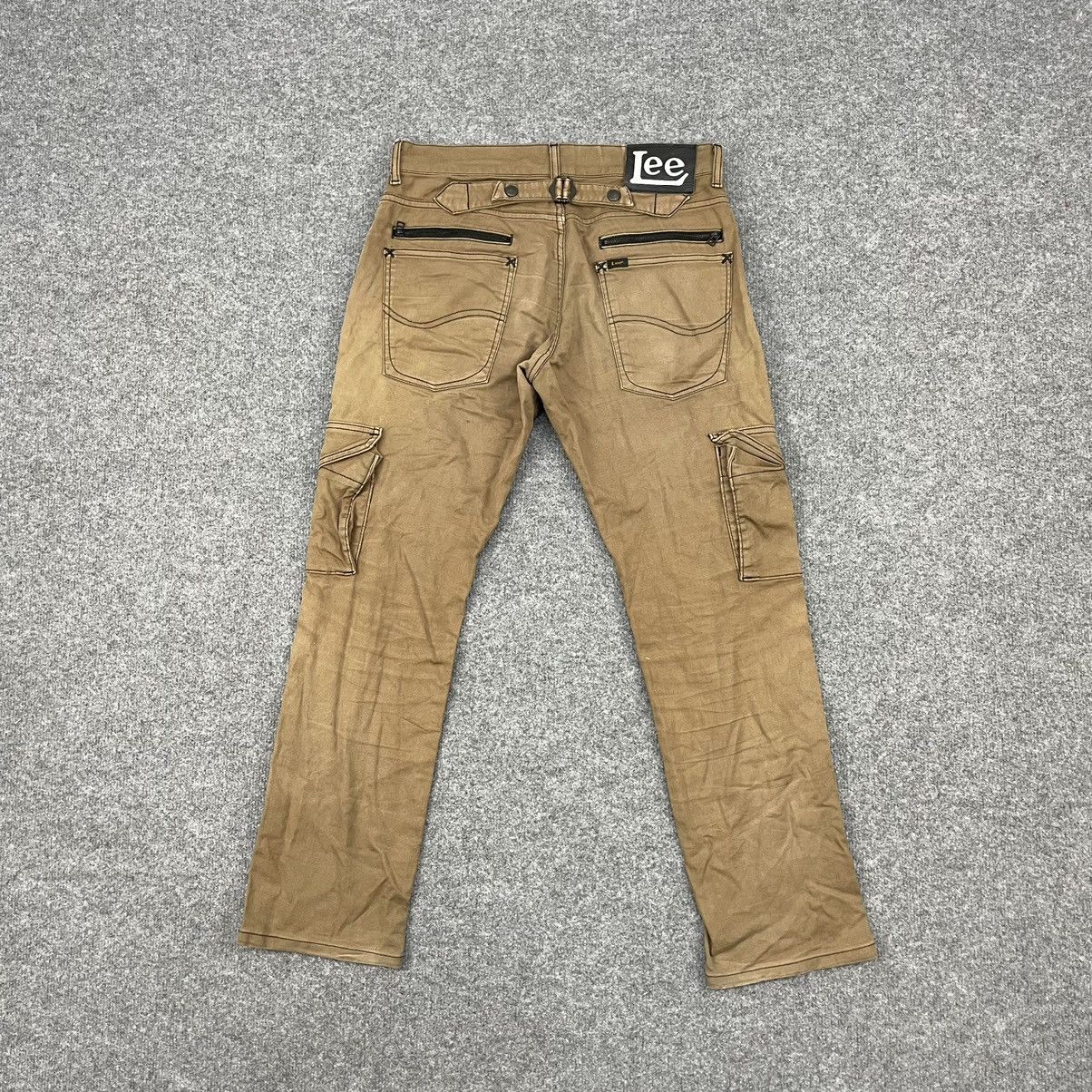 Lee × Vintage Vintage Distressed Lee Rider Cargo Bush Pants Zipper Brown Size US 32 / EU 48 - 6 Thumbnail