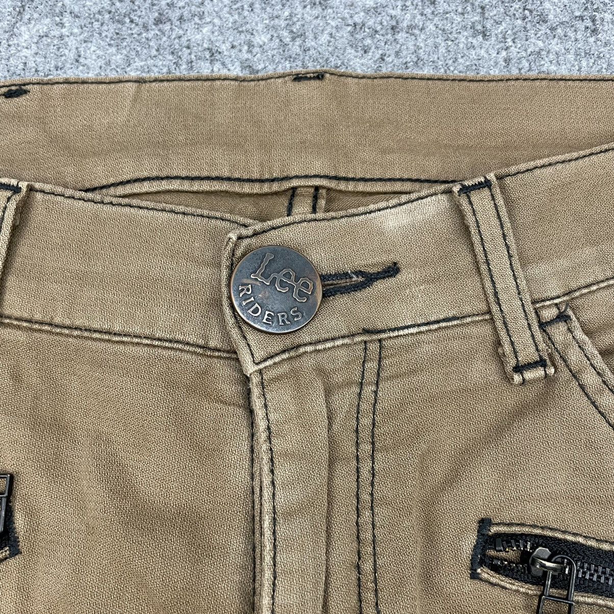 Lee × Vintage Vintage Distressed Lee Rider Cargo Bush Pants Zipper Brown Size US 32 / EU 48 - 4 Thumbnail