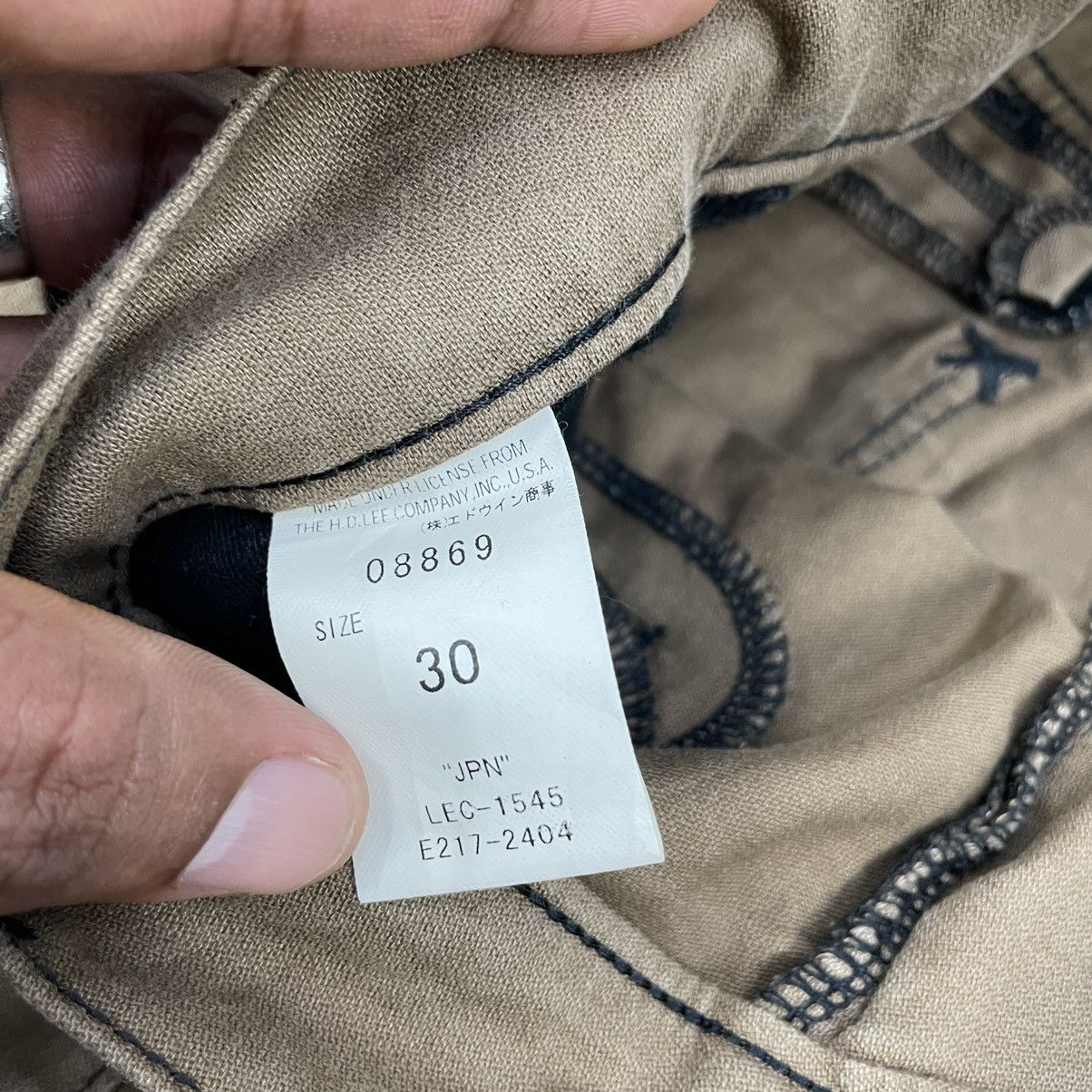 Lee × Vintage Vintage Distressed Lee Rider Cargo Bush Pants Zipper Brown Size US 32 / EU 48 - 5 Thumbnail