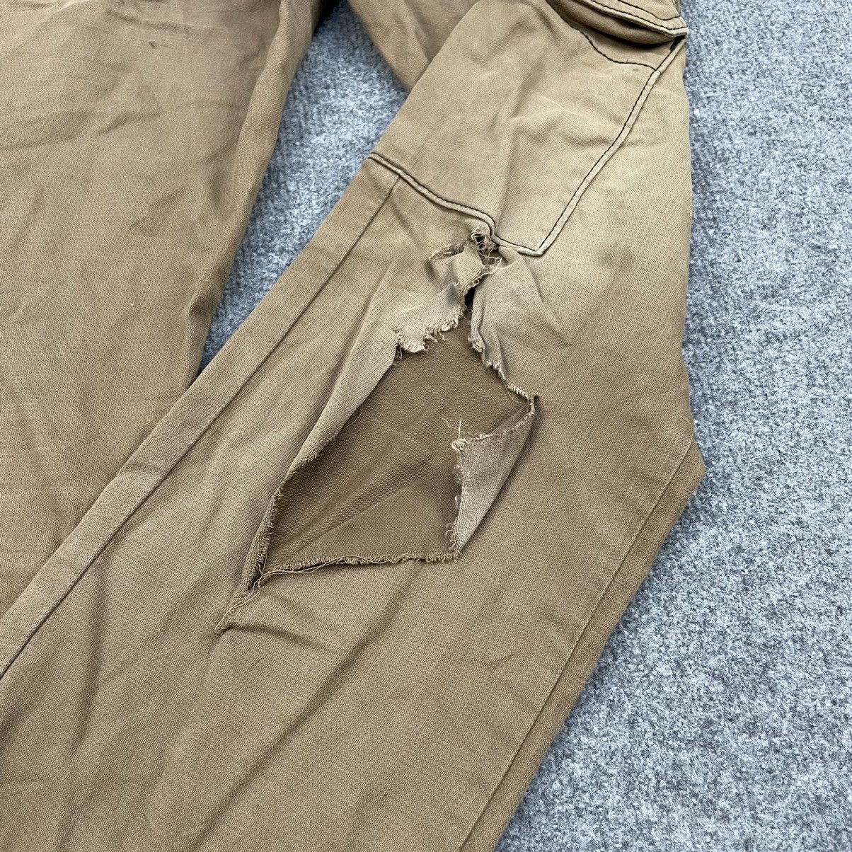 Lee × Vintage Vintage Distressed Lee Rider Cargo Bush Pants Zipper Brown Size US 32 / EU 48 - 8 Thumbnail