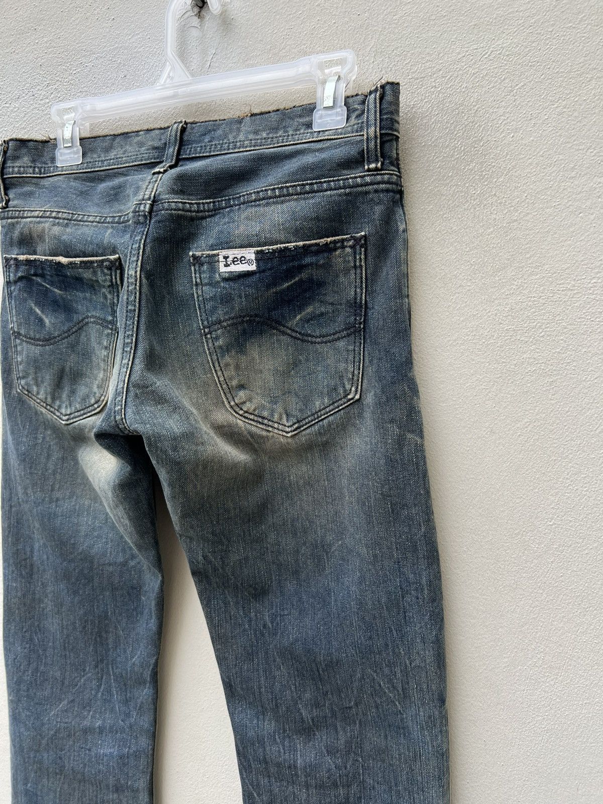 Japanese Brand × Lee × Vintage Vintage Lee X Japan Mud Wash Denim Flare Jeans Size US 29 - 19 Thumbnail