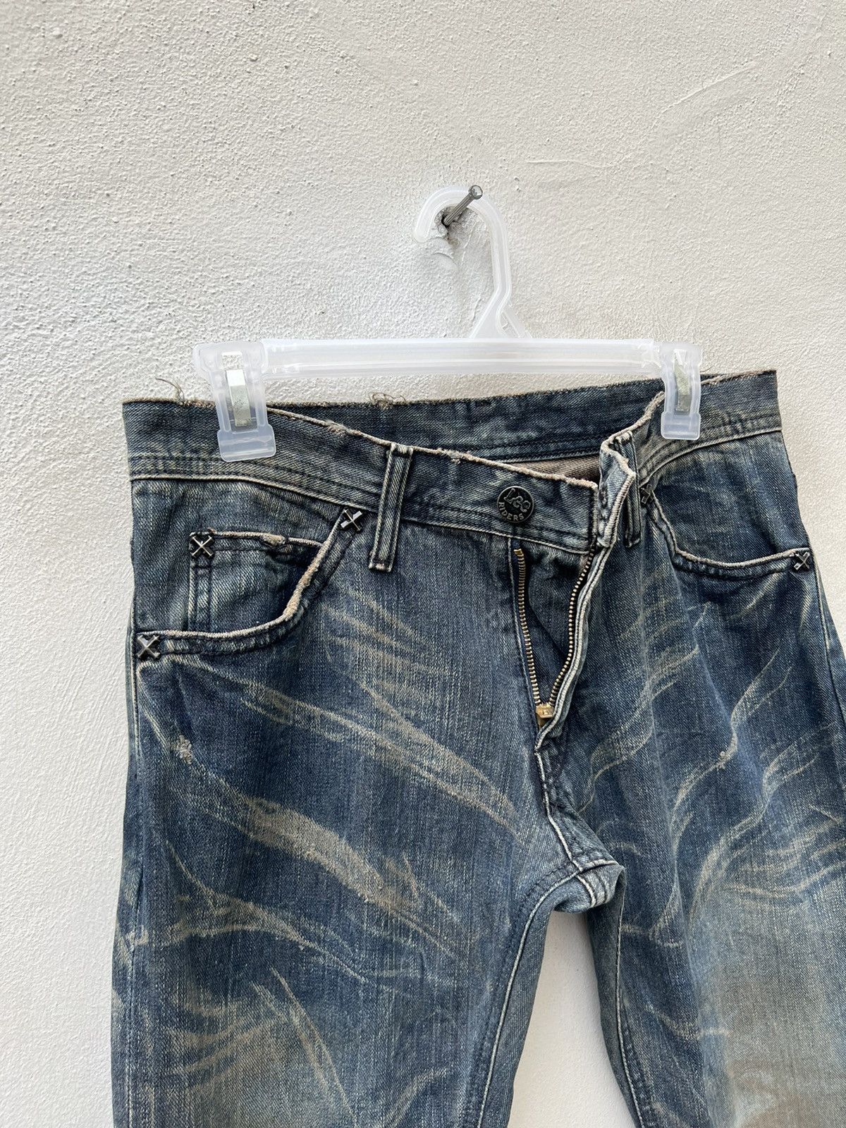 Japanese Brand × Lee × Vintage Vintage Lee X Japan Mud Wash Denim Flare Jeans Size US 29 - 8 Thumbnail