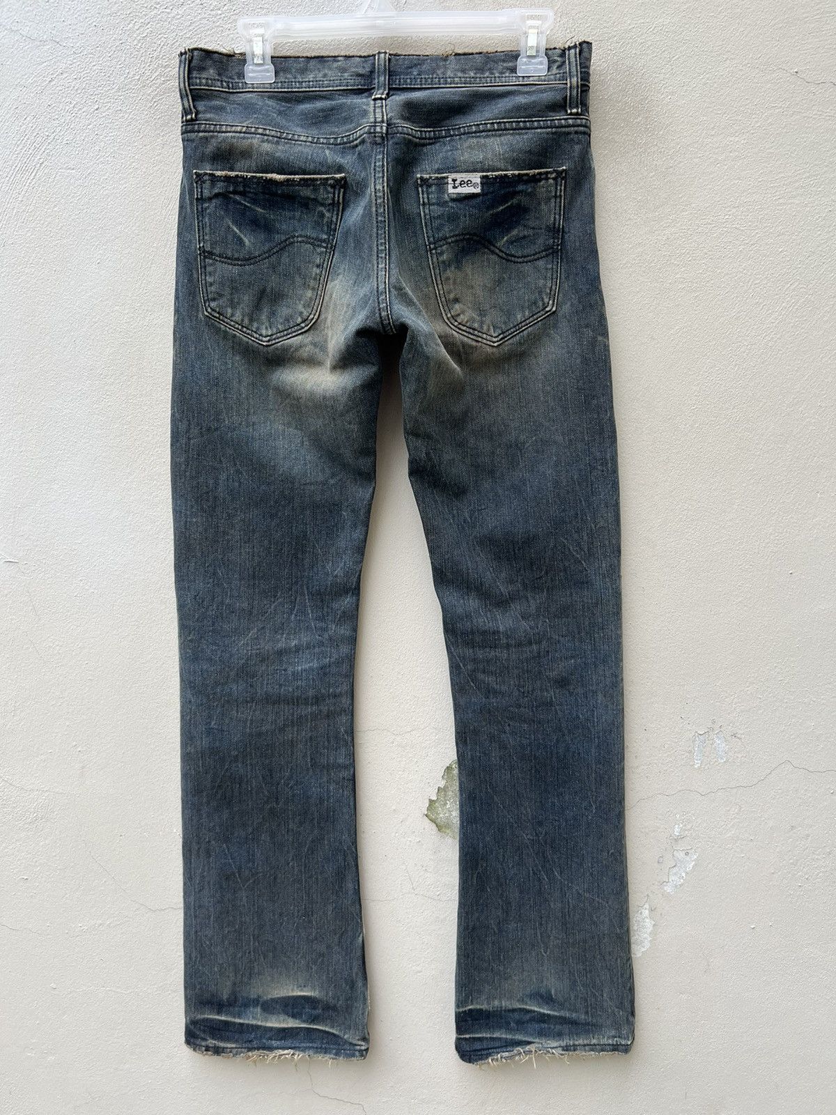 Japanese Brand × Lee × Vintage Vintage Lee X Japan Mud Wash Denim Flare Jeans Size US 29 - 15 Thumbnail