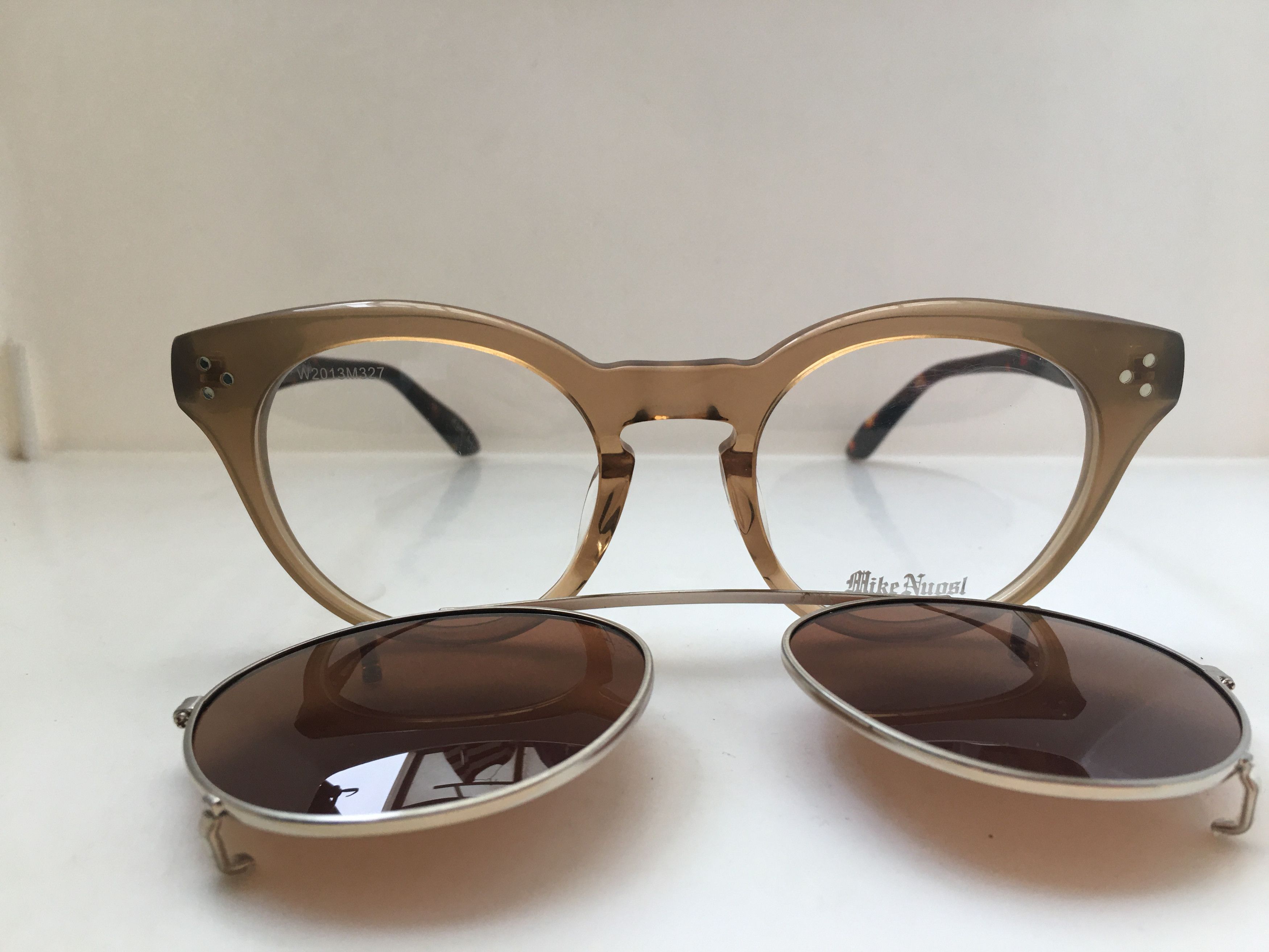 Mike Nuosl M327 C3 Eyeglasses Frame w/Clip Sunglasses