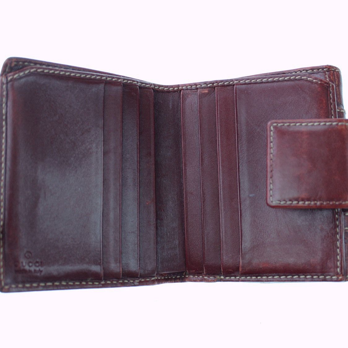 Gucci Gucci Red Monogram Wallet Size ONE SIZE - 3 Thumbnail