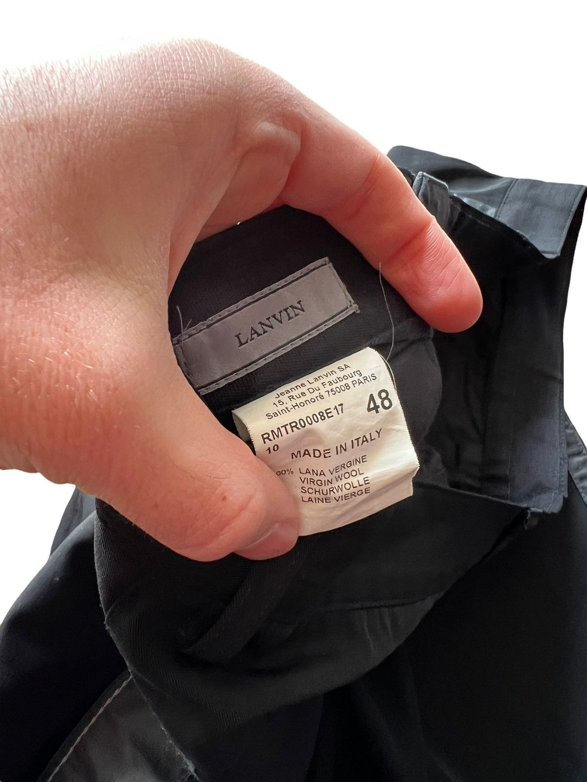 Lanvin Sz48 Satin Stripe Trouser Size US 32 / EU 48 - 6 Thumbnail