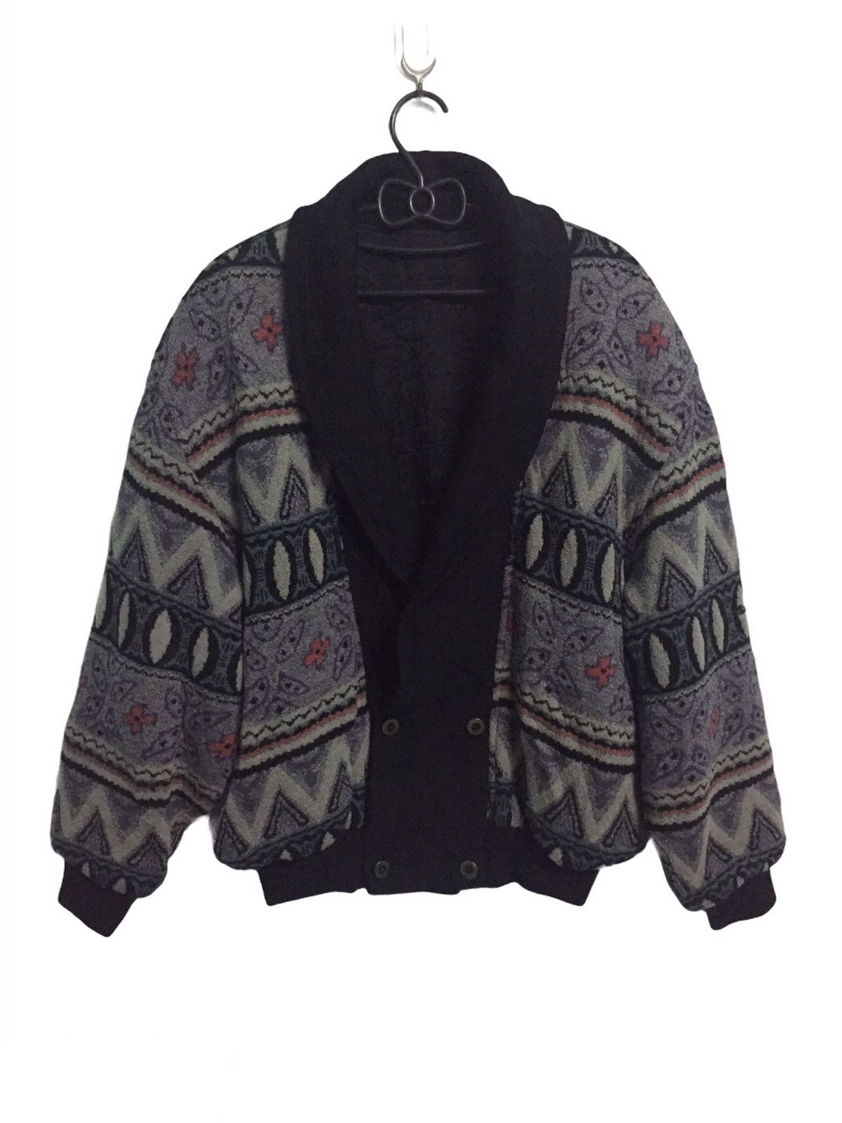 Balenciaga Balenciaga Sport CozyOverprint Knit Jacket Sweater Cardigan Size US L / EU 52-54 / 3 - 1 Thumbnail