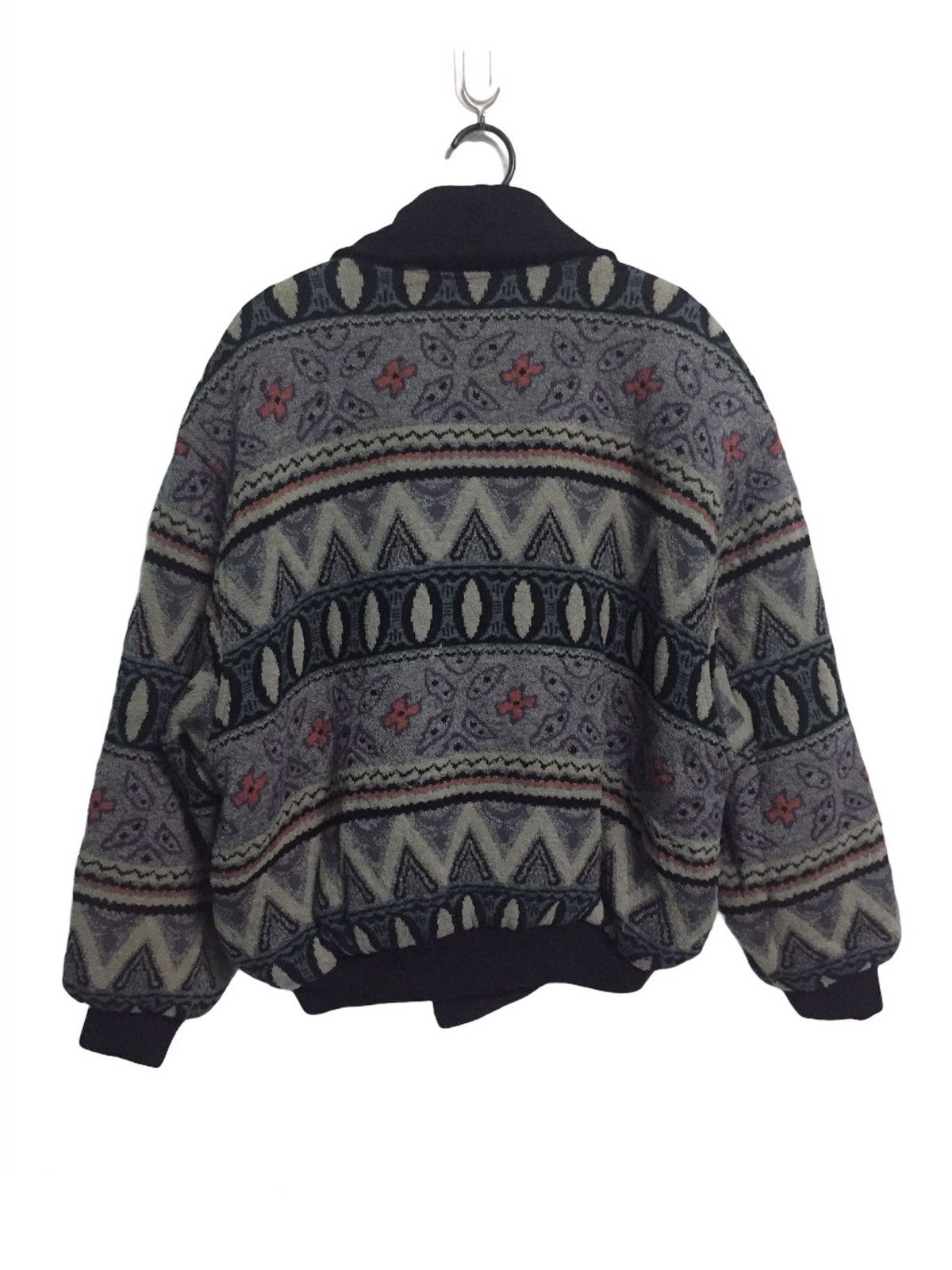 Balenciaga Balenciaga Sport CozyOverprint Knit Jacket Sweater Cardigan Size US L / EU 52-54 / 3 - 2 Thumbnail