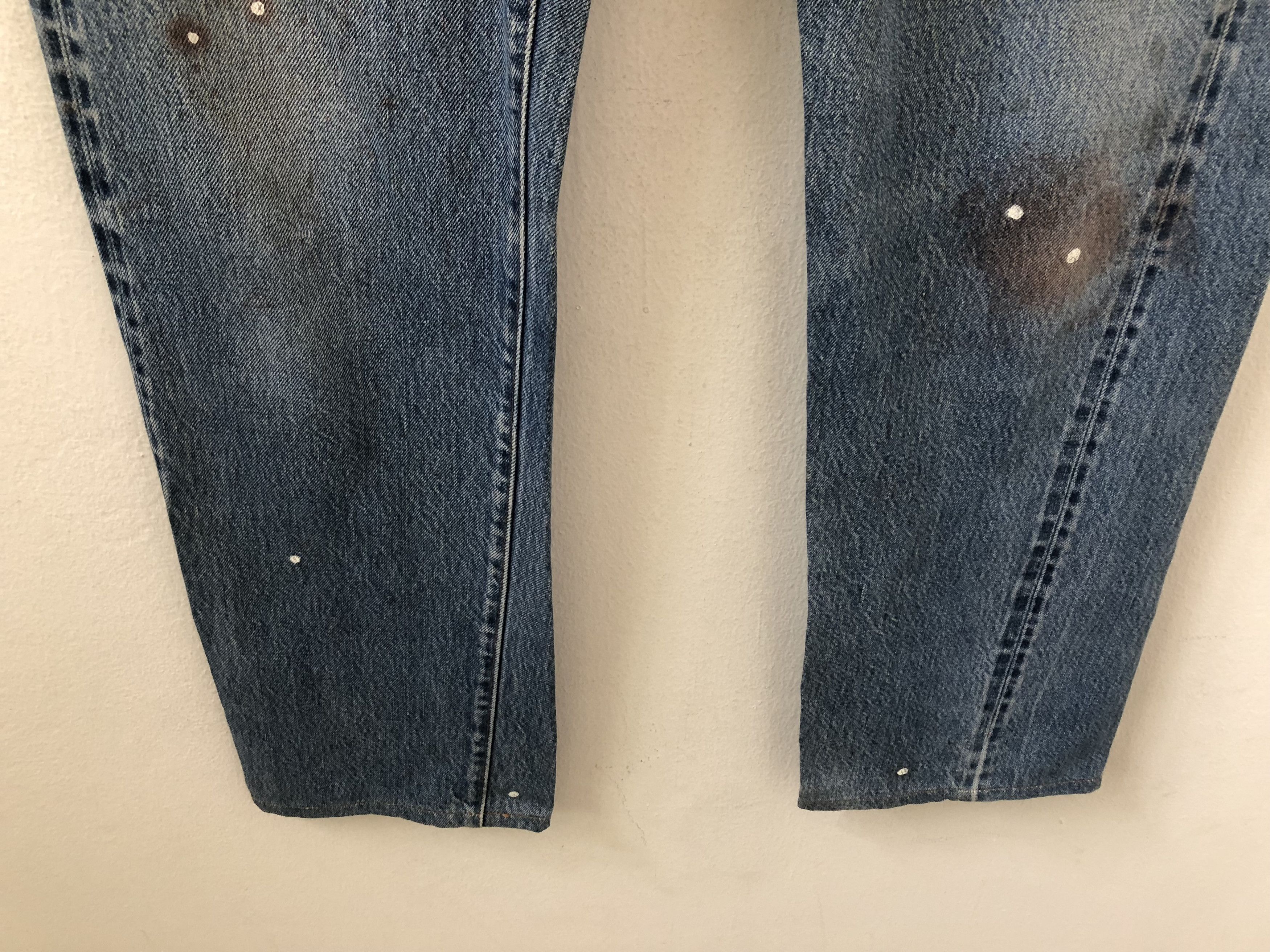 Levi's × Vintage Vintage 70s Levi's 501 Painter Redline Selvedge Denim Jeans Size US 33 - 6 Thumbnail