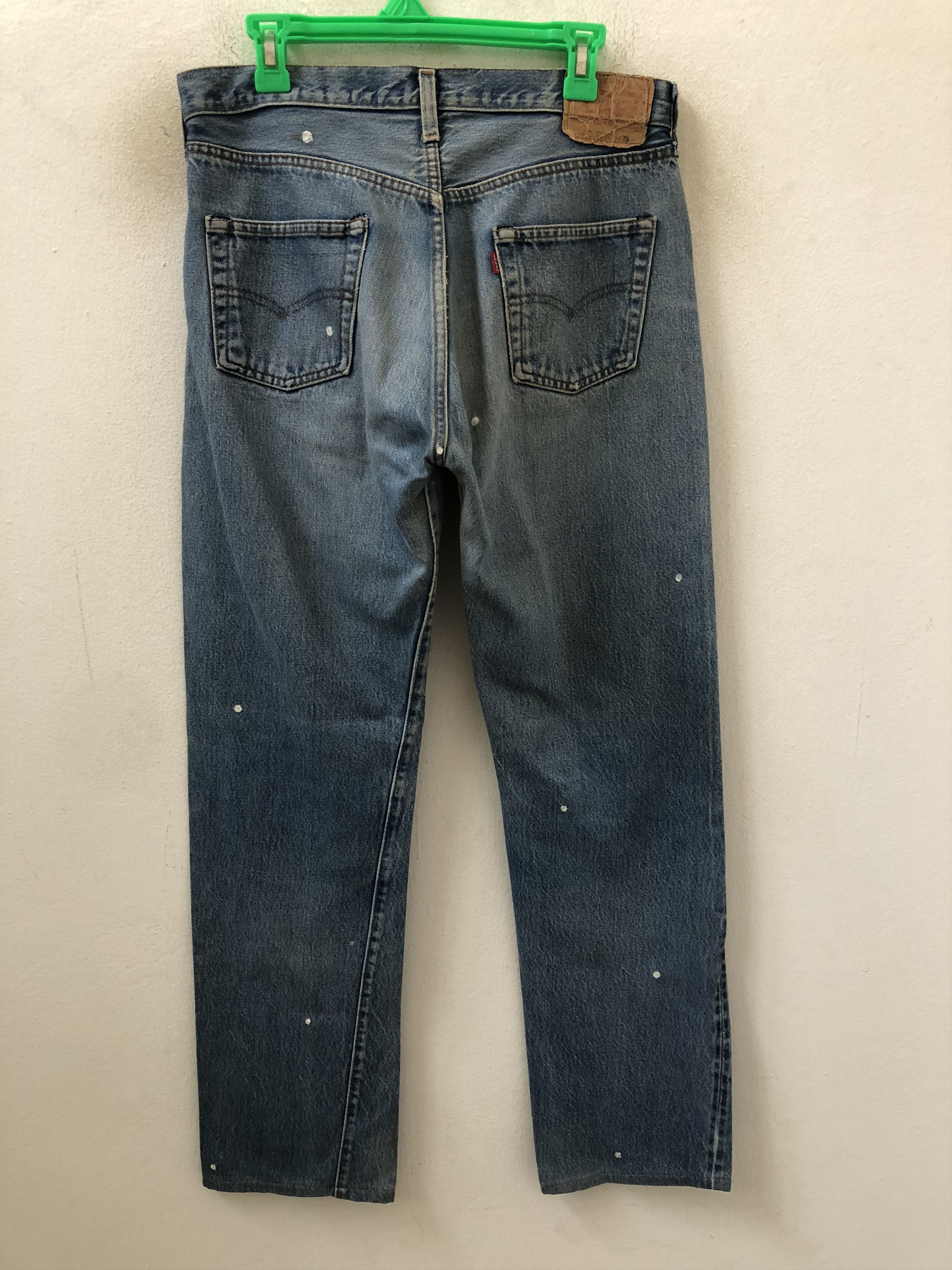 Levi's × Vintage Vintage 70s Levi's 501 Painter Redline Selvedge Denim Jeans Size US 33 - 10 Thumbnail