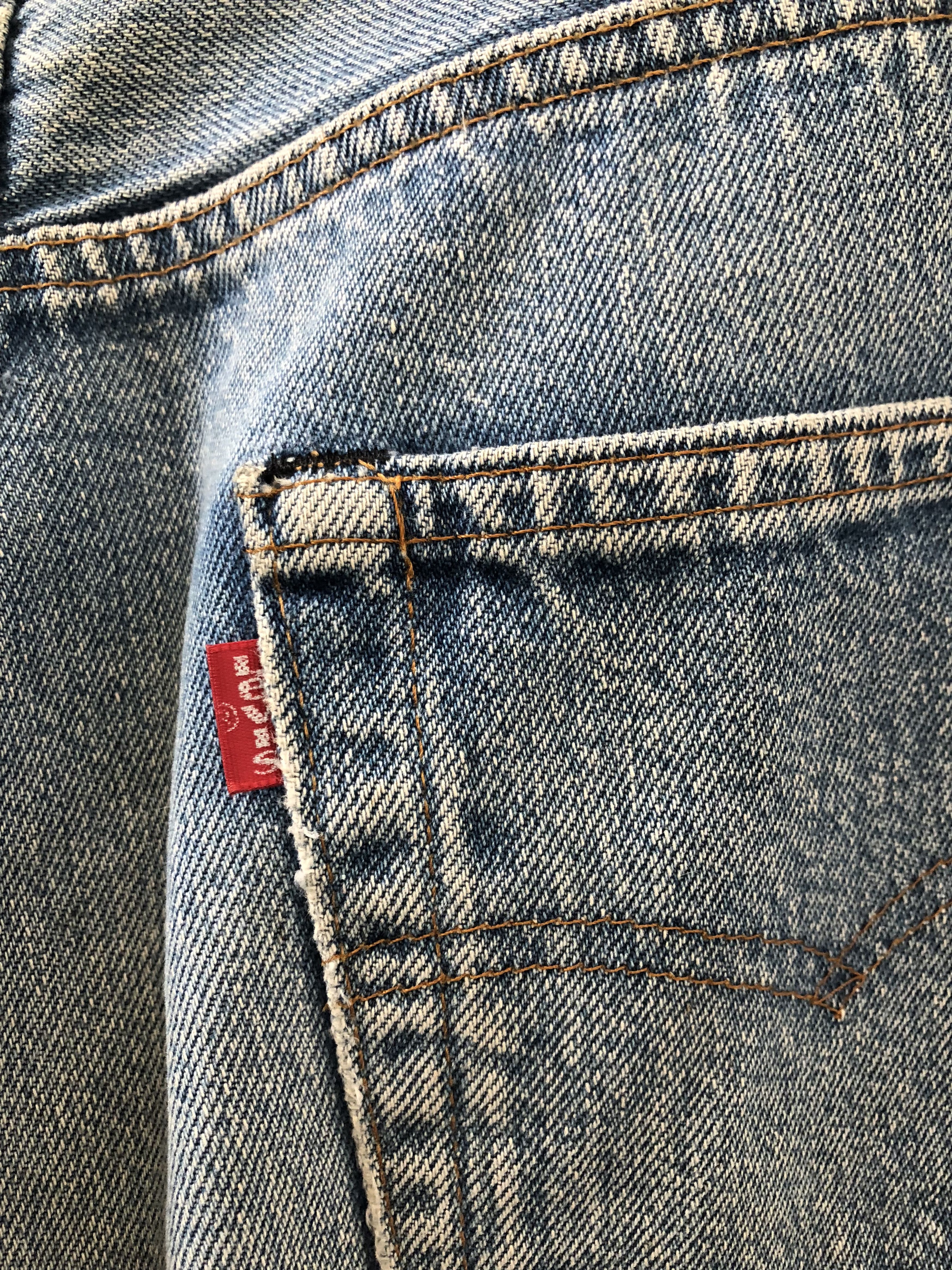 Levi's × Vintage Vintage 70s Levi's 501 Painter Redline Selvedge Denim Jeans Size US 33 - 14 Thumbnail