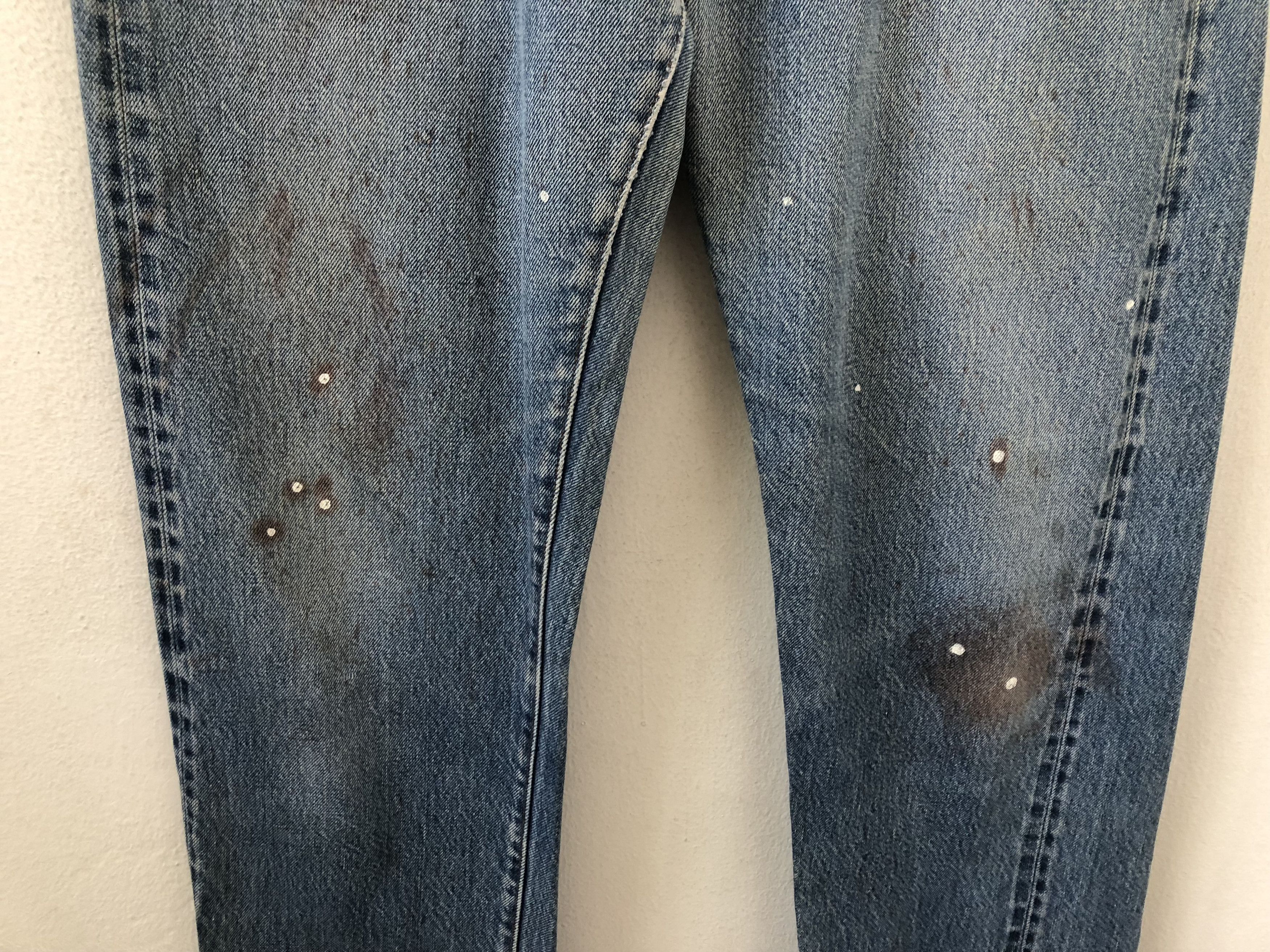 Levi's × Vintage Vintage 70s Levi's 501 Painter Redline Selvedge Denim Jeans Size US 33 - 5 Thumbnail