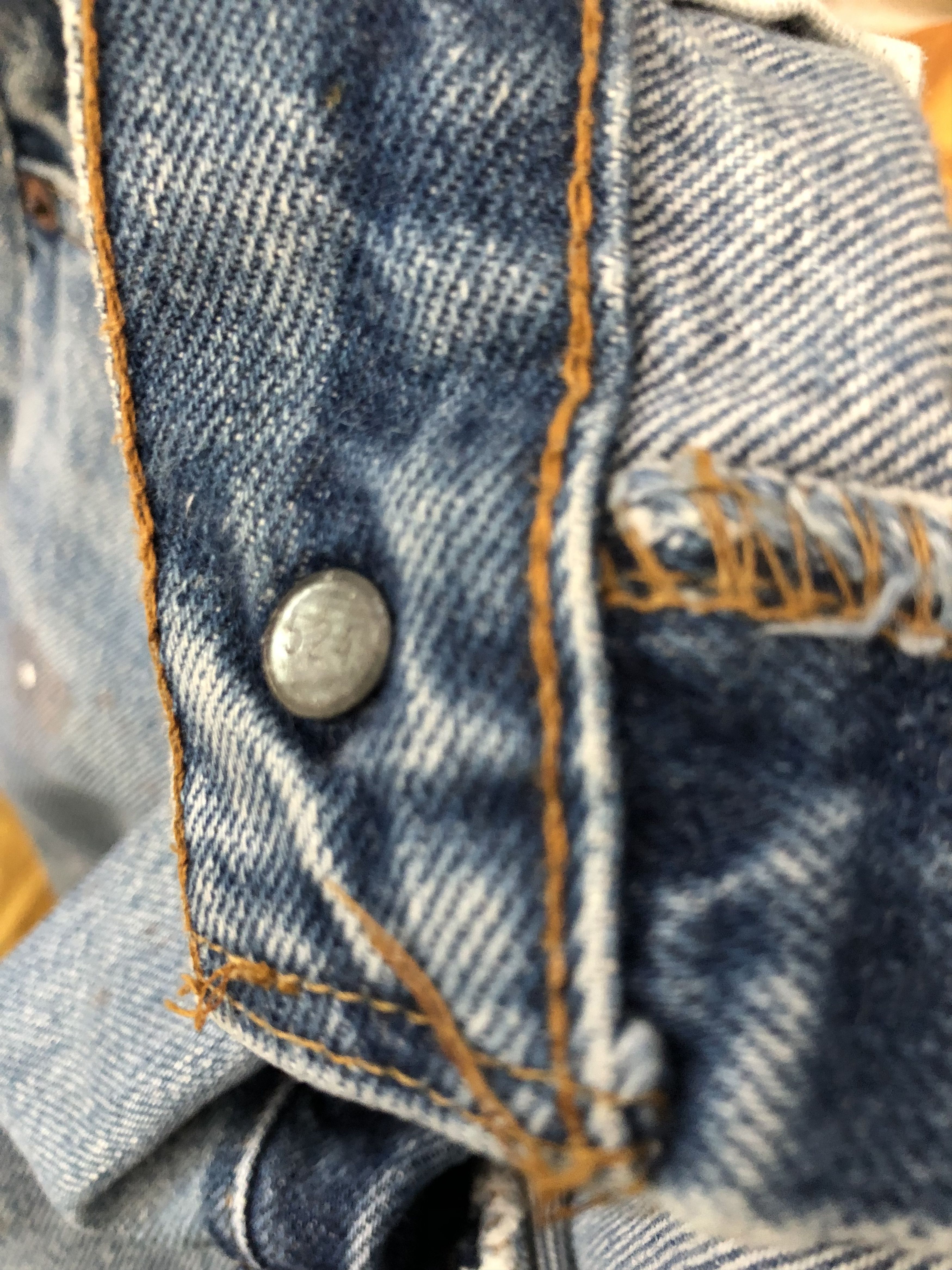Levi's × Vintage Vintage 70s Levi's 501 Painter Redline Selvedge Denim Jeans Size US 33 - 18 Thumbnail