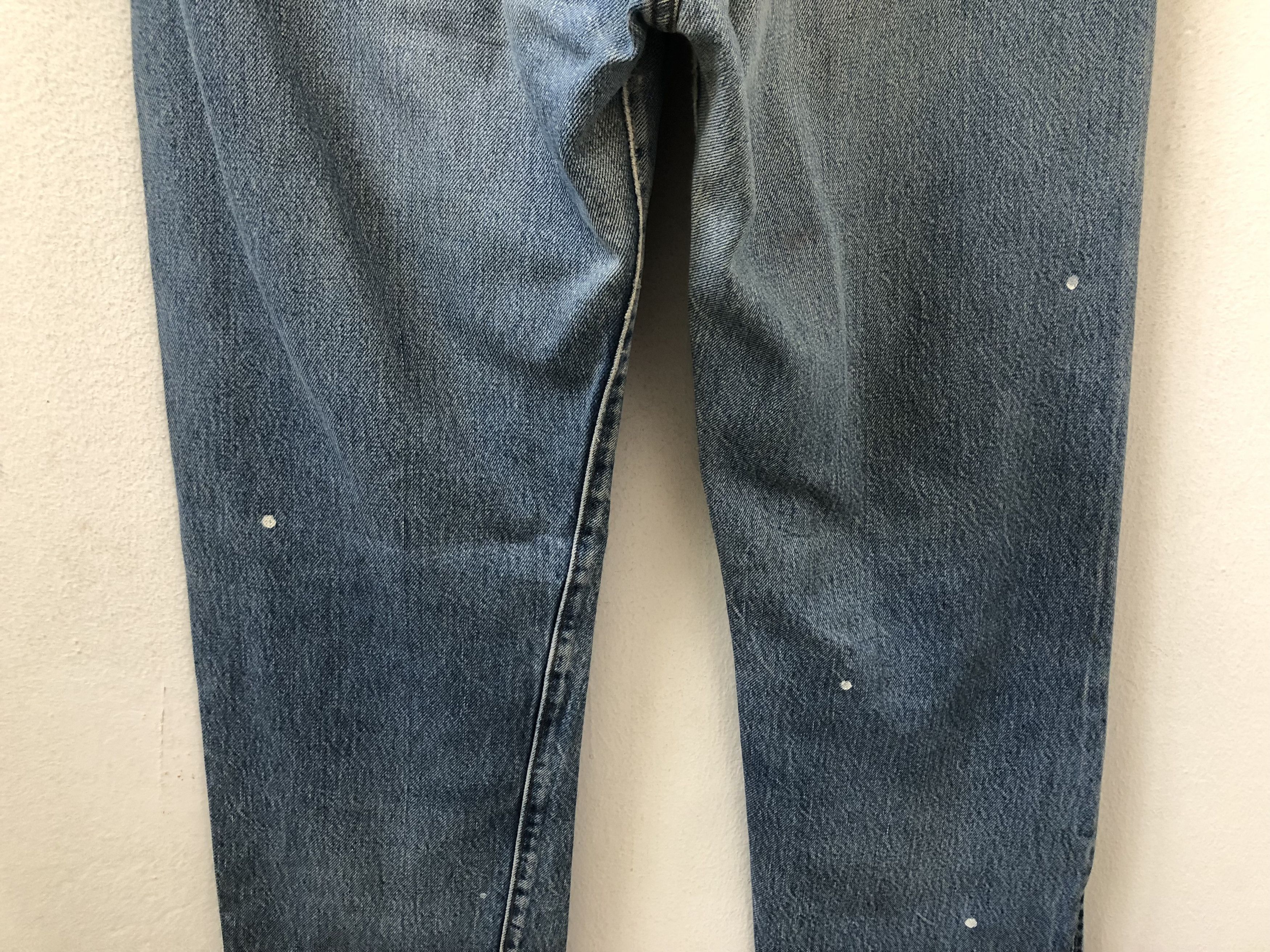 Levi's × Vintage Vintage 70s Levi's 501 Painter Redline Selvedge Denim Jeans Size US 33 - 12 Thumbnail