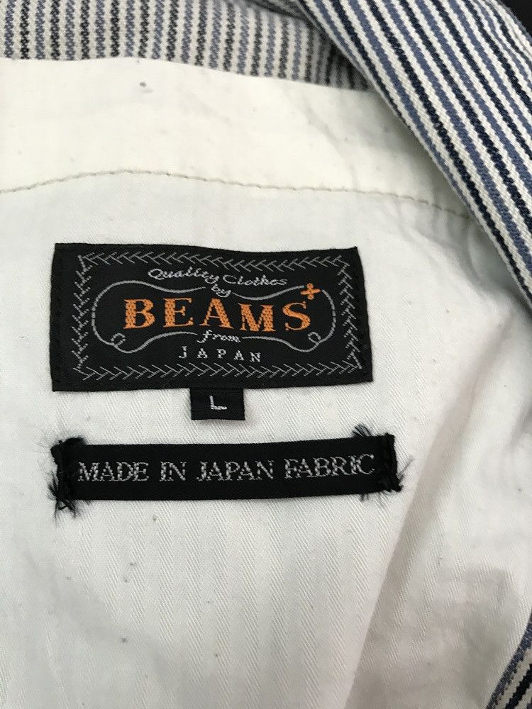 Beams Plus Beams Plus Chin Strap Hickory Striped Chore Jacket Size US M / EU 48-50 / 2 - 9 Thumbnail