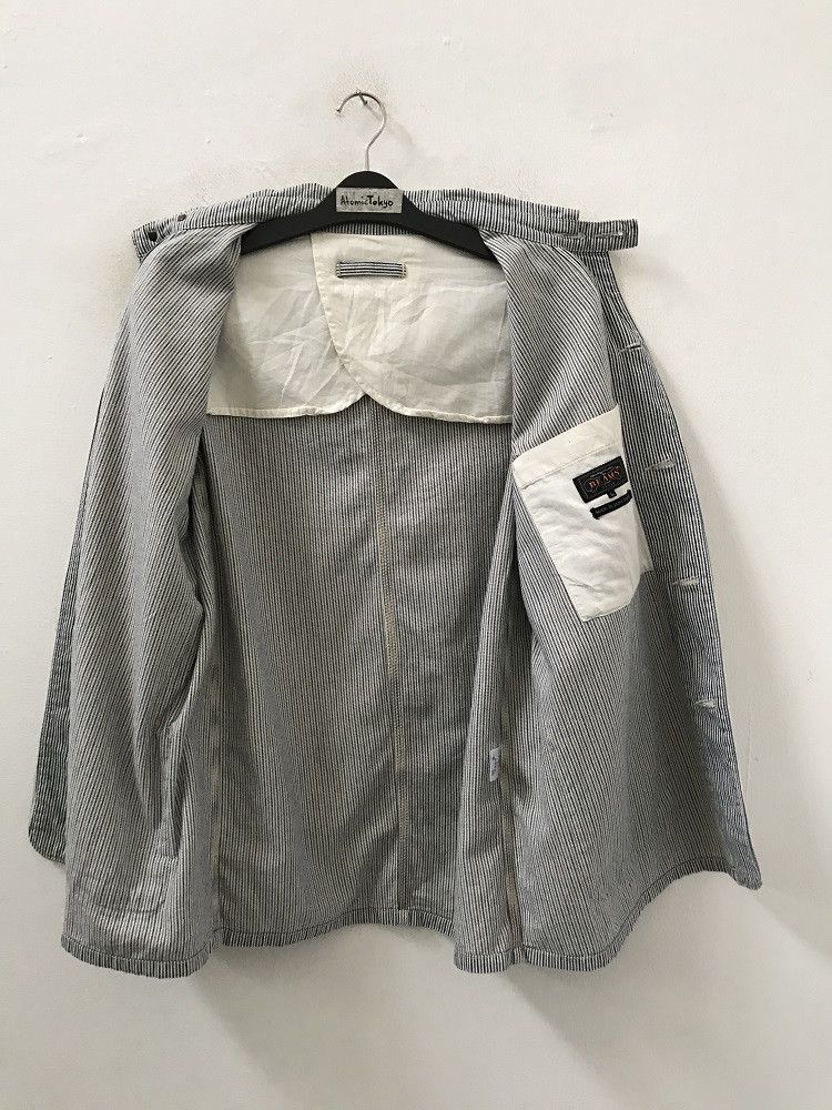 Beams Plus Beams Plus Chin Strap Hickory Striped Chore Jacket Size US M / EU 48-50 / 2 - 6 Thumbnail