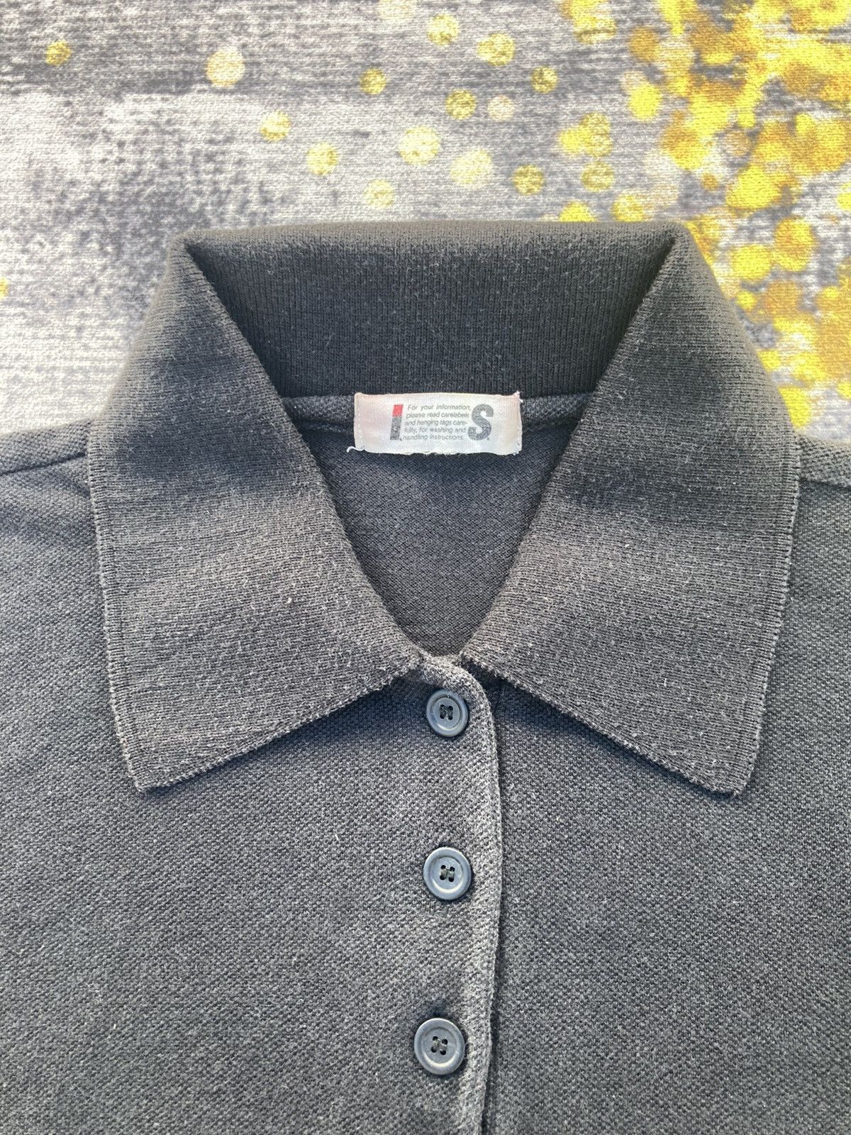 Issey Miyake PLAIN FADED BLACK ISSEY MIYAKE POLOS Size US S / EU 44-46 / 1 - 4 Thumbnail