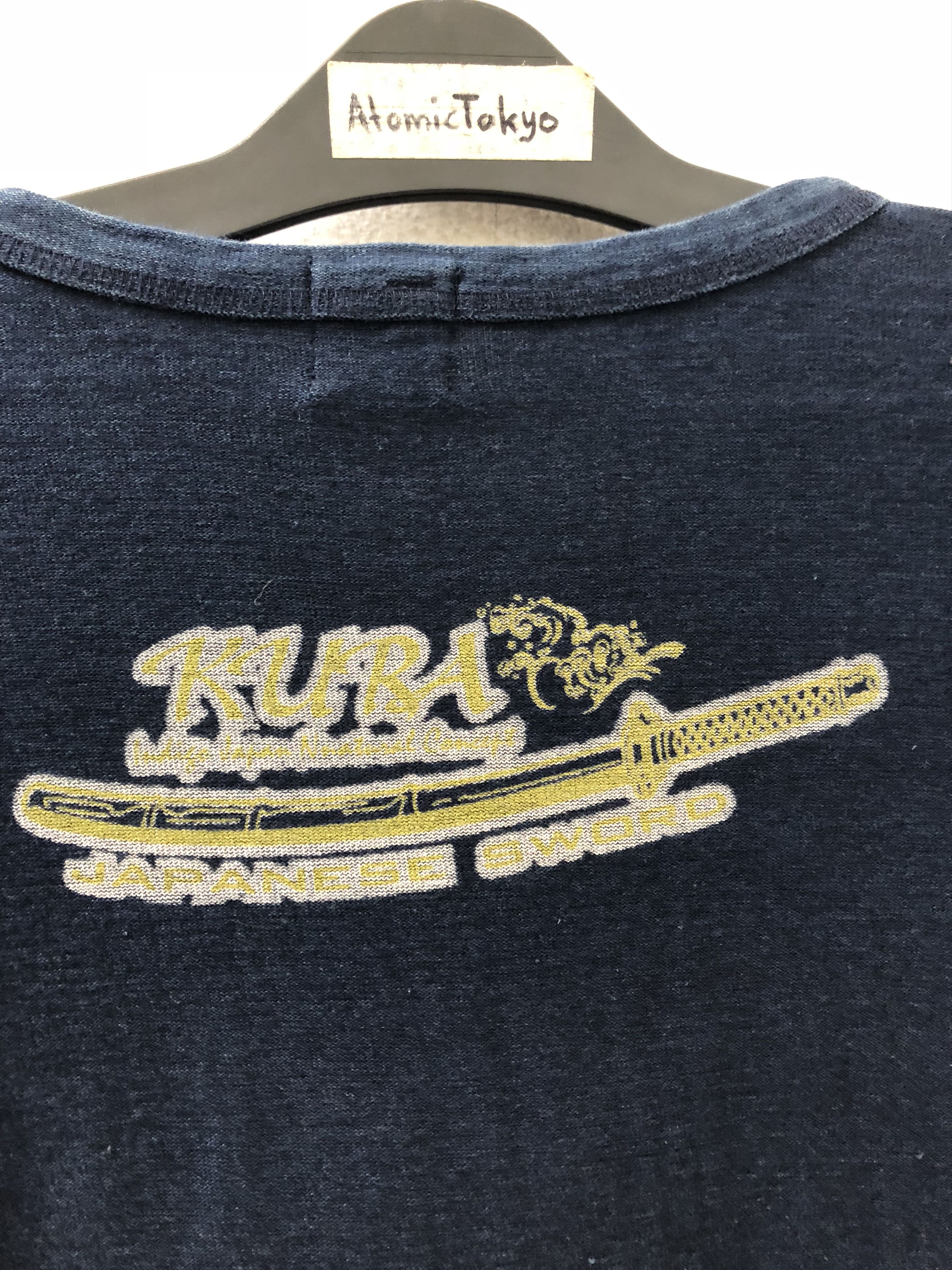 Eternal × Indigo × KURO Eternal Deep Indigo Dyed Japanese Samurai Sword LS t shirt Size US L / EU 52-54 / 3 - 6 Thumbnail