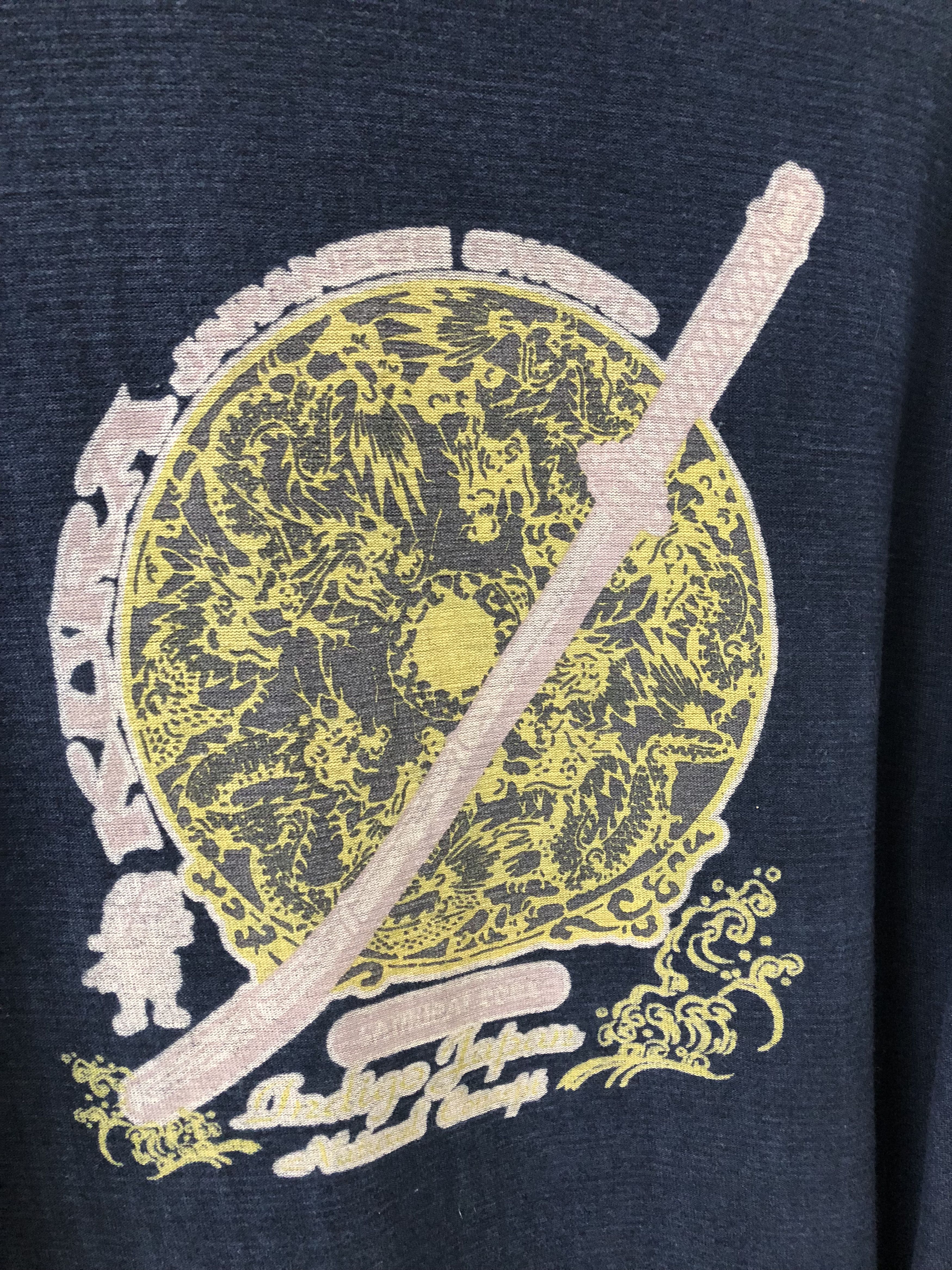 Eternal × Indigo × KURO Eternal Deep Indigo Dyed Japanese Samurai Sword LS t shirt Size US L / EU 52-54 / 3 - 2 Thumbnail