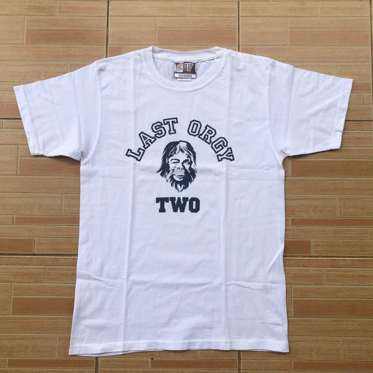 image of Og Circa 2009 Bape x Undercover Last Orgy Two Tee in White, Men's (Size Small)