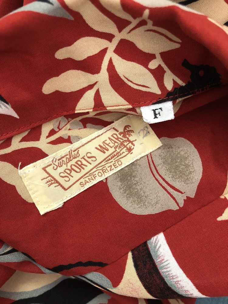 Japanese Brand Surplus Sports Wear Sanforized Seahorse Rayon Hawaii Shirt Size US L / EU 52-54 / 3 - 10 Thumbnail