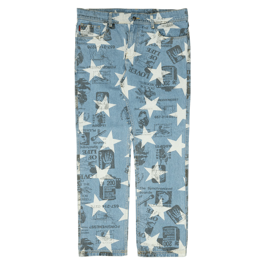 Pleasures poppy denim Size US 30 / EU 46 - 2 Thumbnail