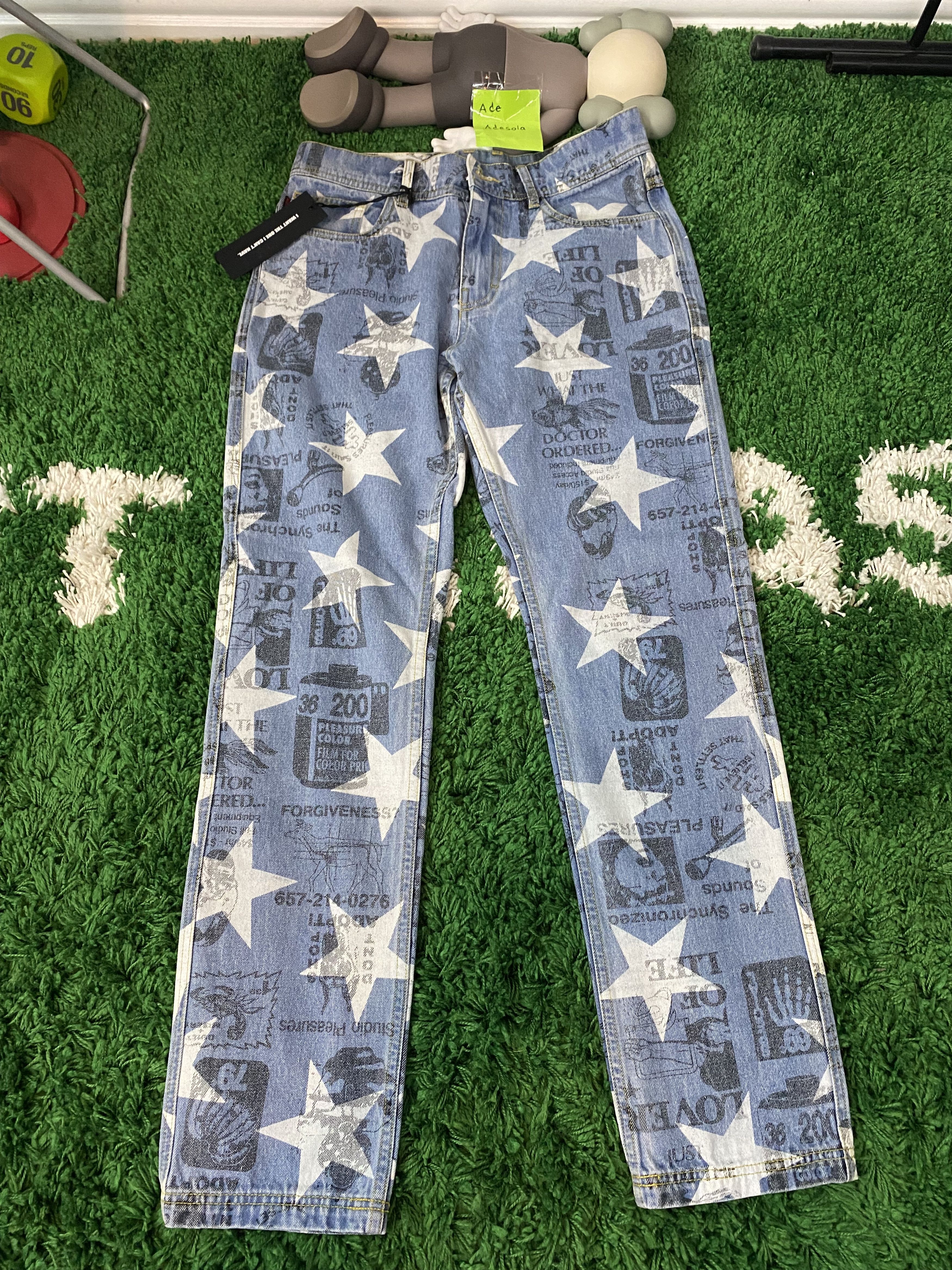Pleasures poppy denim Size US 30 / EU 46 - 1 Thumbnail
