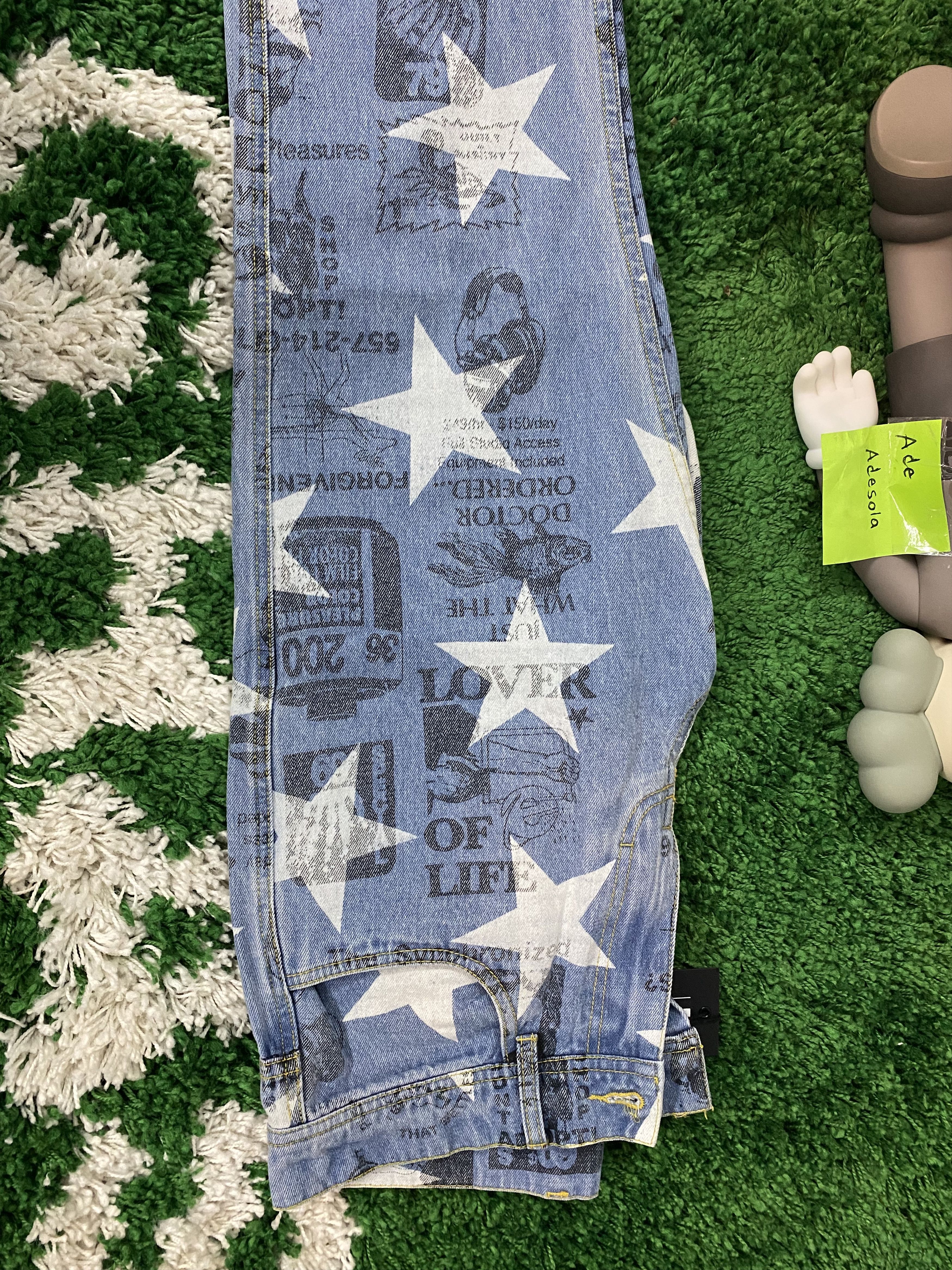 Pleasures poppy denim Size US 30 / EU 46 - 7 Thumbnail