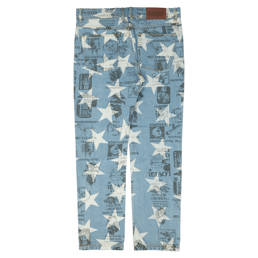 Pleasures poppy denim Size US 30 / EU 46 - 10 Thumbnail