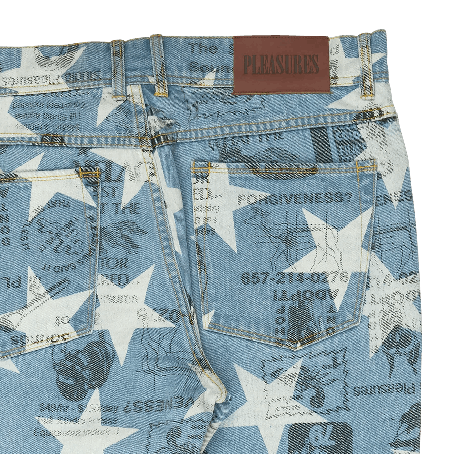 Pleasures poppy denim Size US 30 / EU 46 - 13 Thumbnail