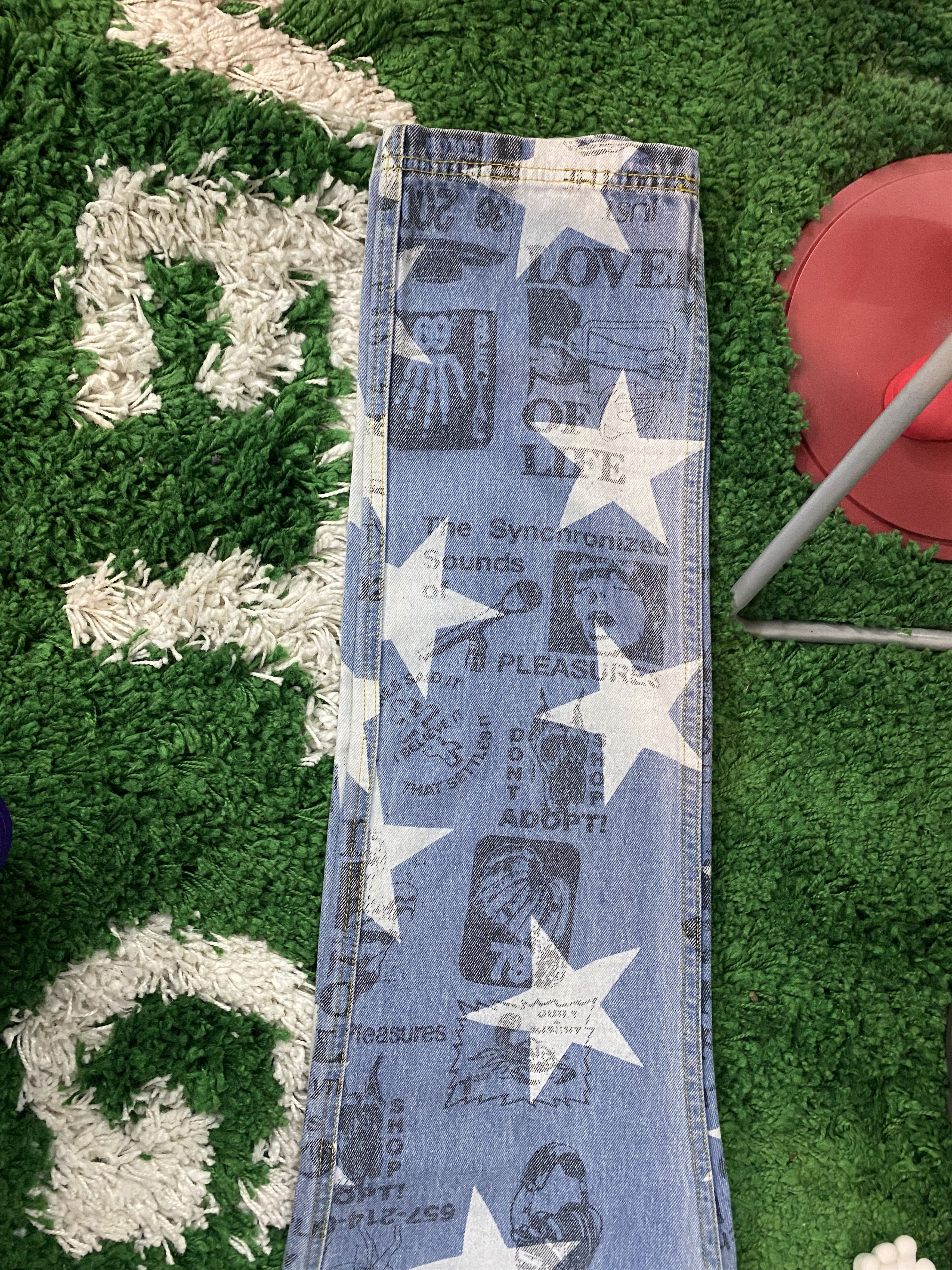Pleasures poppy denim Size US 30 / EU 46 - 8 Thumbnail