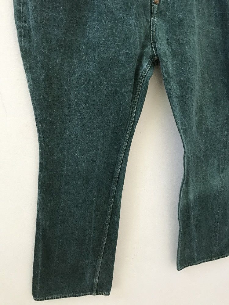 Indigo × Kapital Kapital Okayama Japan Blue Hand Green Denim Size US 32 / EU 48 - 6 Thumbnail