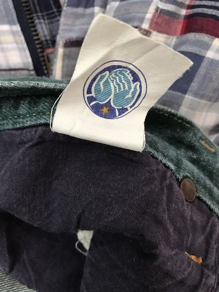 Indigo × Kapital Kapital Okayama Japan Blue Hand Green Denim Size US 32 / EU 48 - 17 Thumbnail