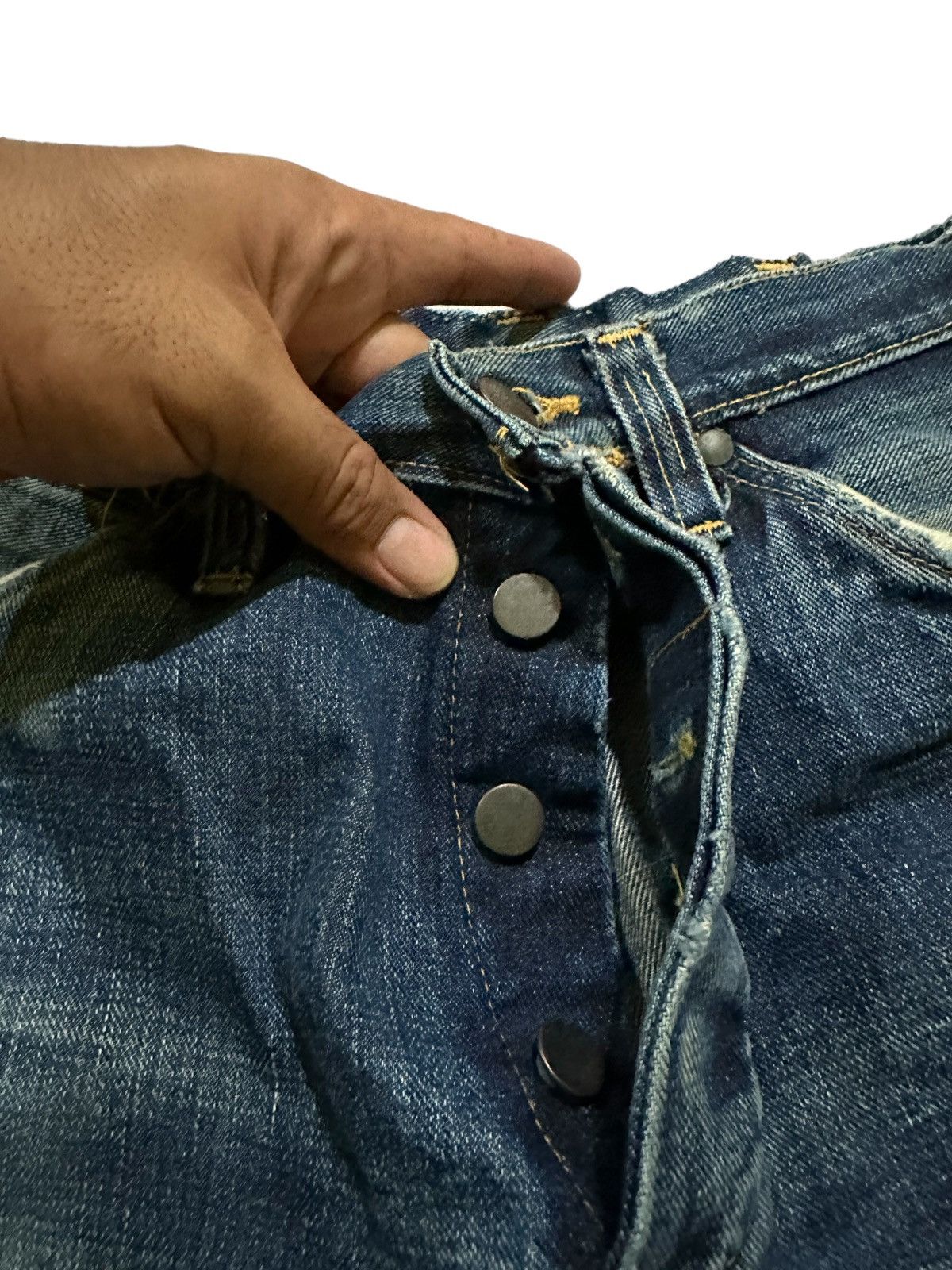Vintage Sugar Cane Distress Denim Japan