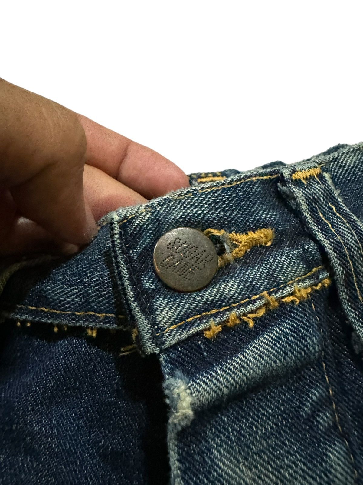 Vintage Sugar Cane Distress Denim Japan