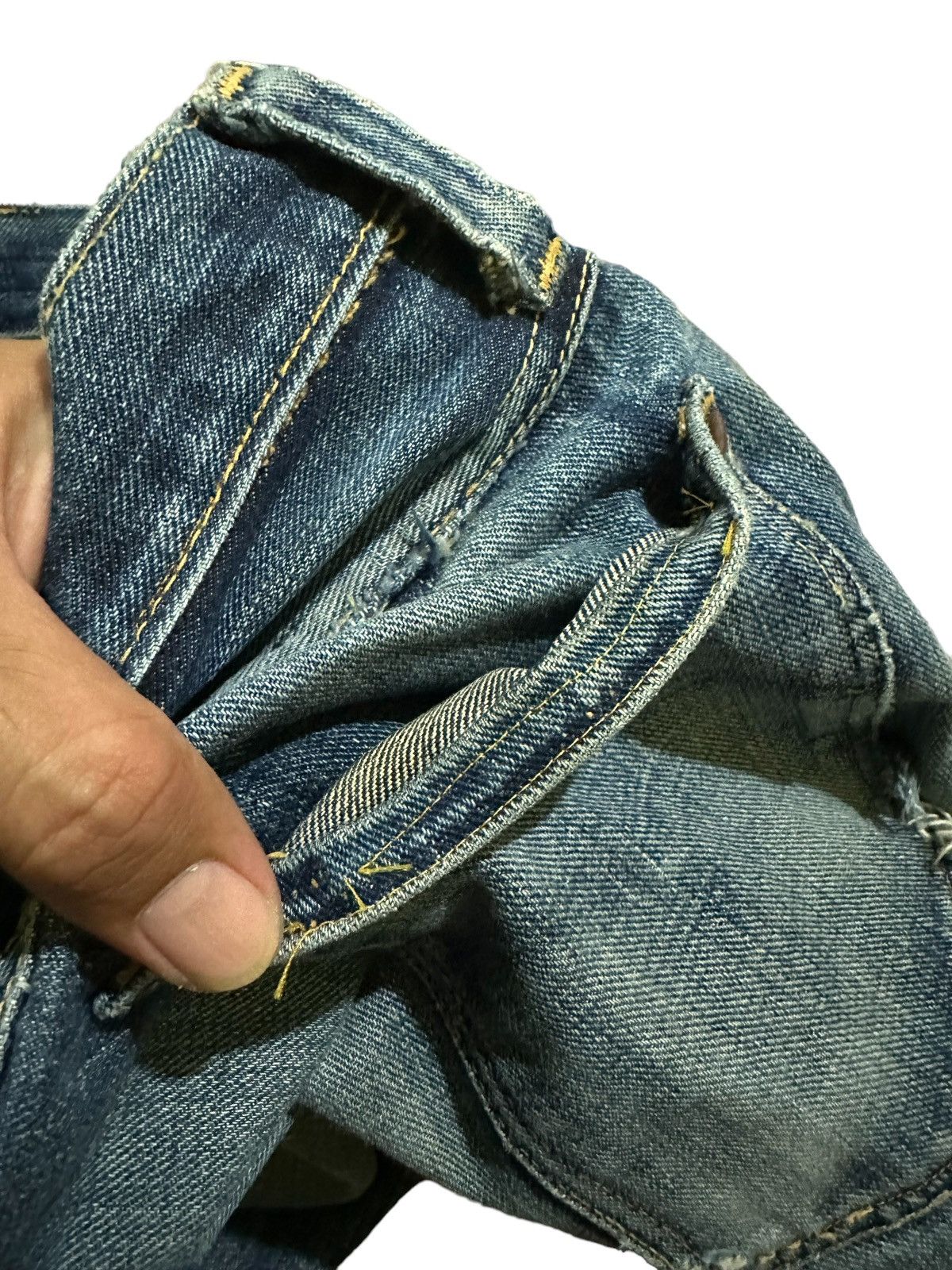 Vintage Sugar Cane Distress Denim Japan