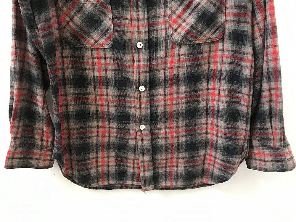 Beams Plus × Flannel Vintage Beams Japan Plaid Check Double Pocket Flannel Shirt Size US M / EU 48-50 / 2 - 3 Thumbnail
